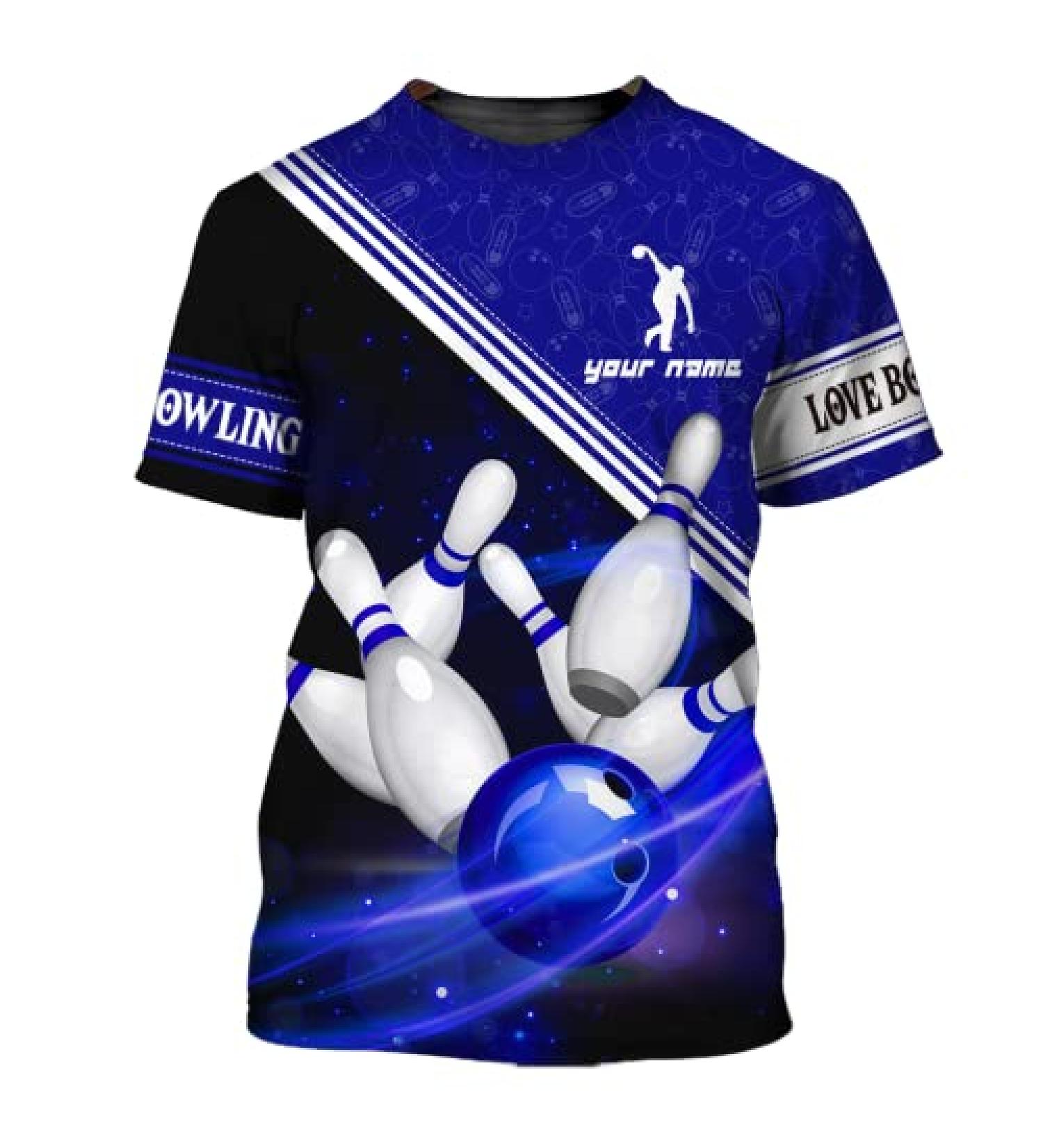 Customized Bowling Shirts for Men & Women - Funny & Stylish Gift for Bowlers | Style 2 - Buy Online on GoSupps.com