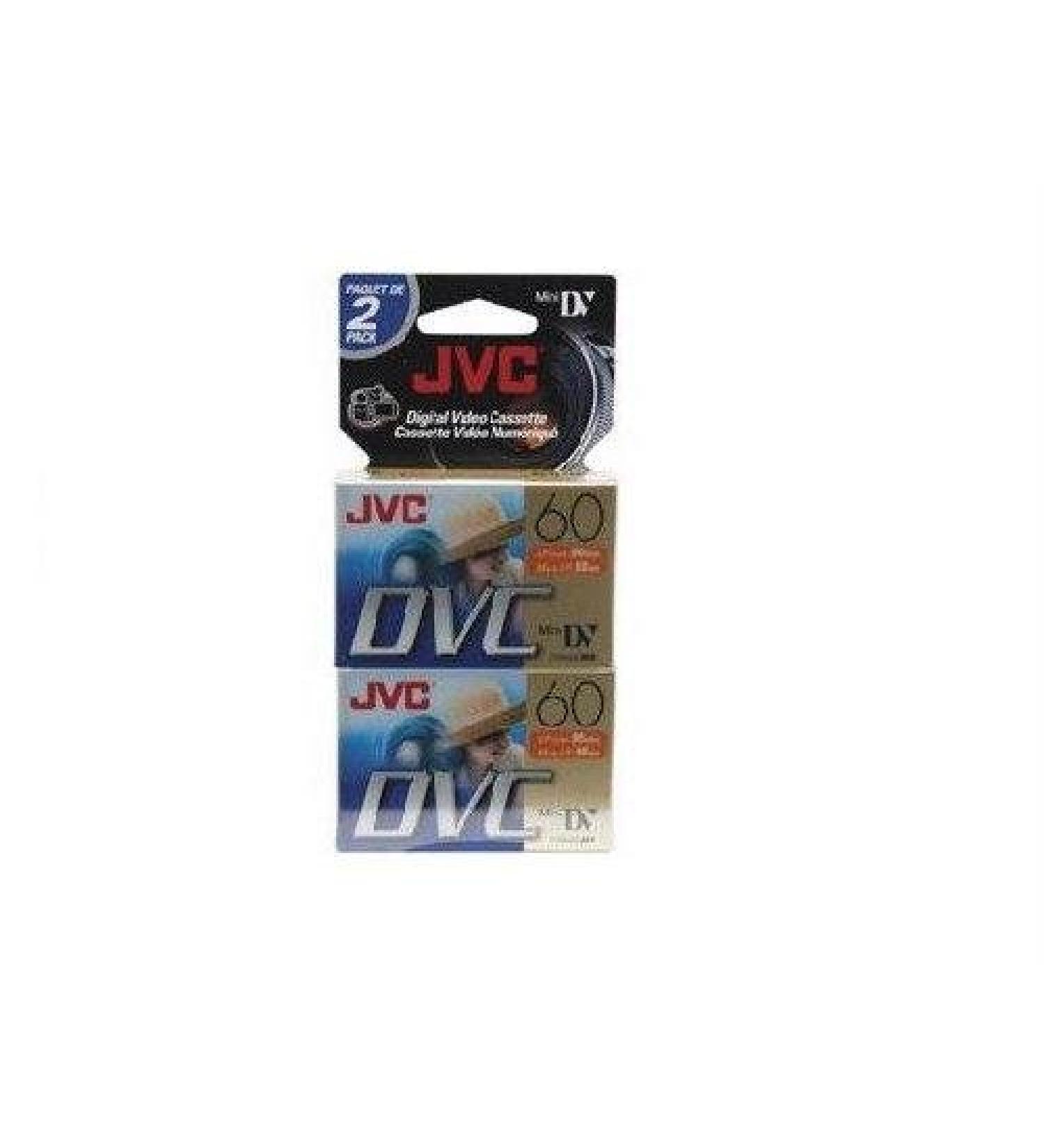 JVC Mdv60Du2 Mini Digital Video Cassette (2-Pk)
