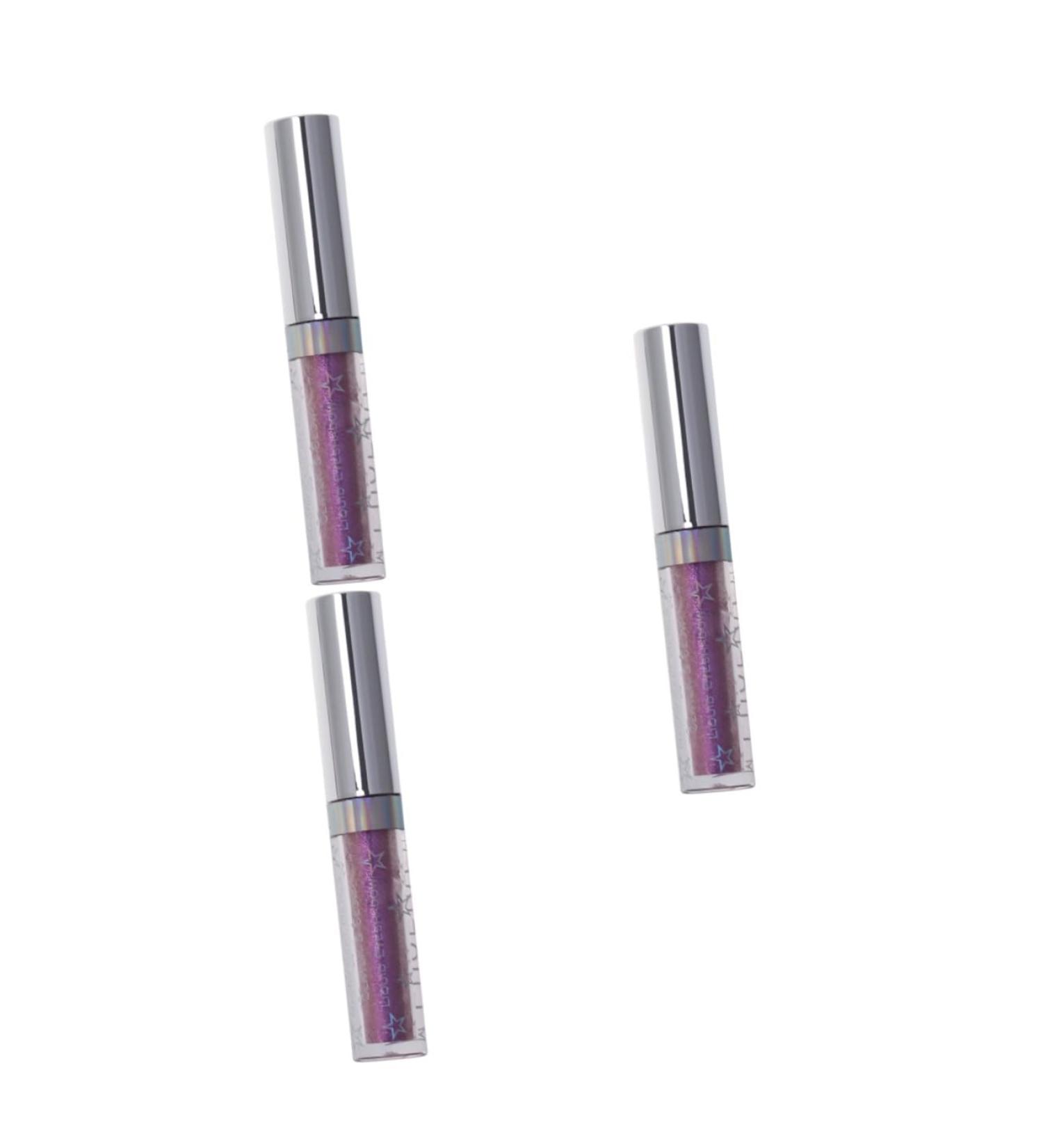 FOMIYES 3pcs Eyeshadow Purple Eyeliner Sparkling Eyeliner Glow Eye Powder Eye Shadow Shine - Buy Online on GoSupps.com