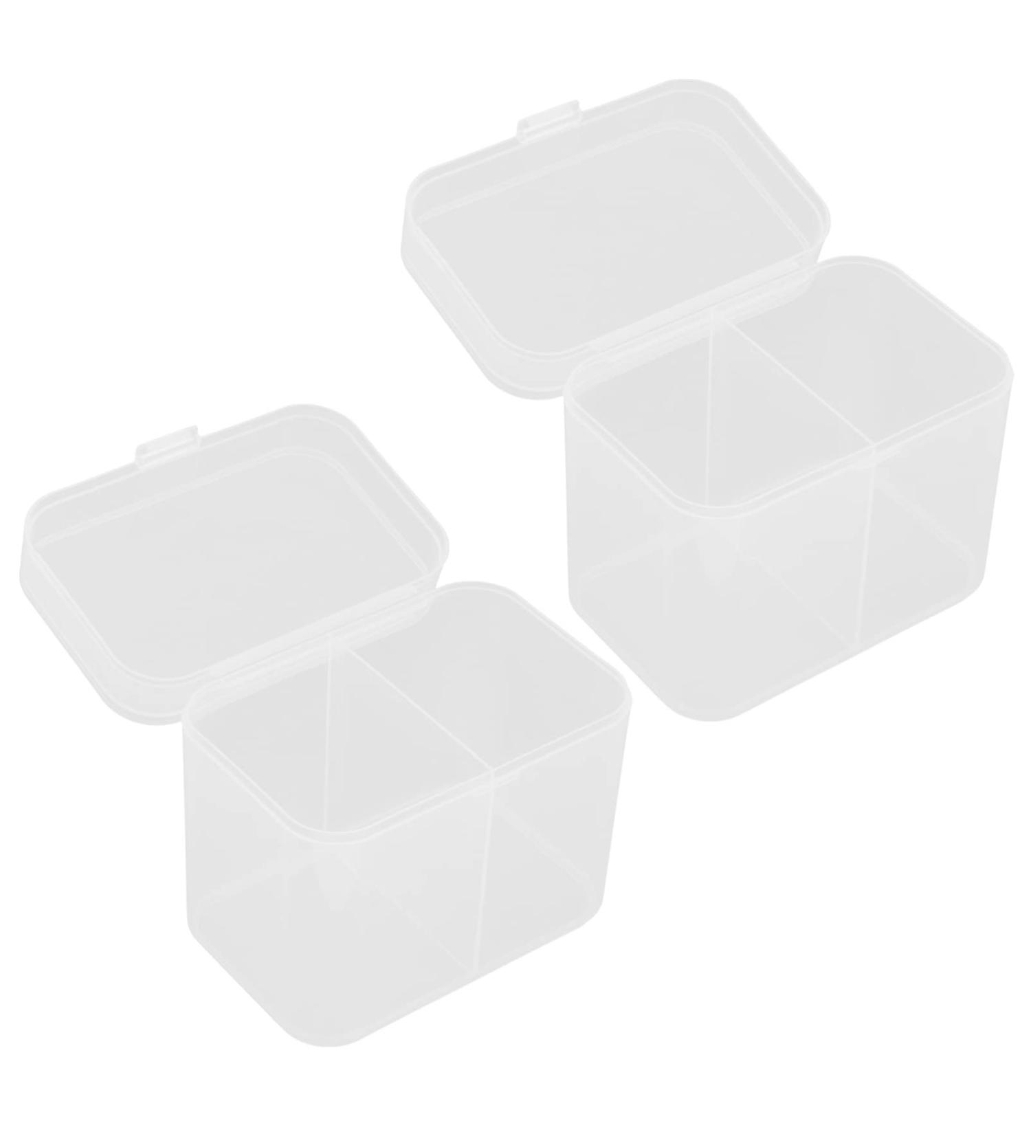 Premium 2-Piece Makeup Case & Cosmetic Cotton Holder Set | Versatile Tubular Round Pads & Storage for Bathroom | International Shipping - Buy Online on GoSupps.com