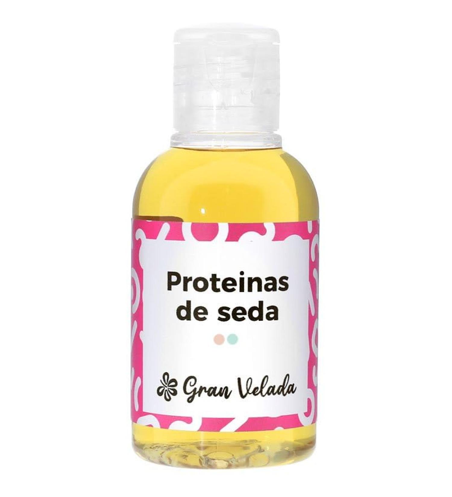 GRAN VELADA Liquid silk proteins moisturizing and smoothing ideal for hair and skin formatting use in DIY cosmetics