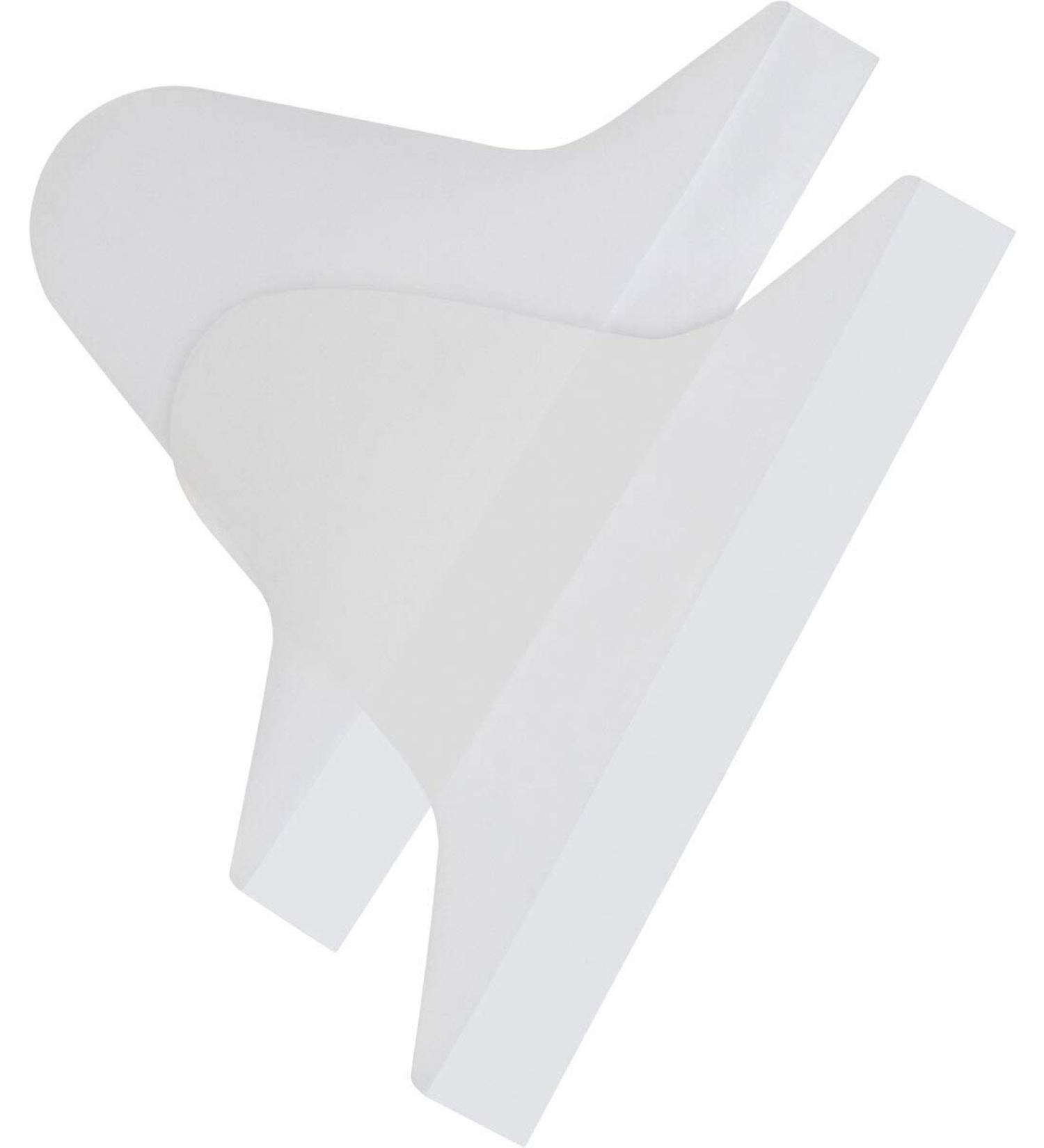 Universal side protection made of transparent silicone for metal and plastic glasses for cutting