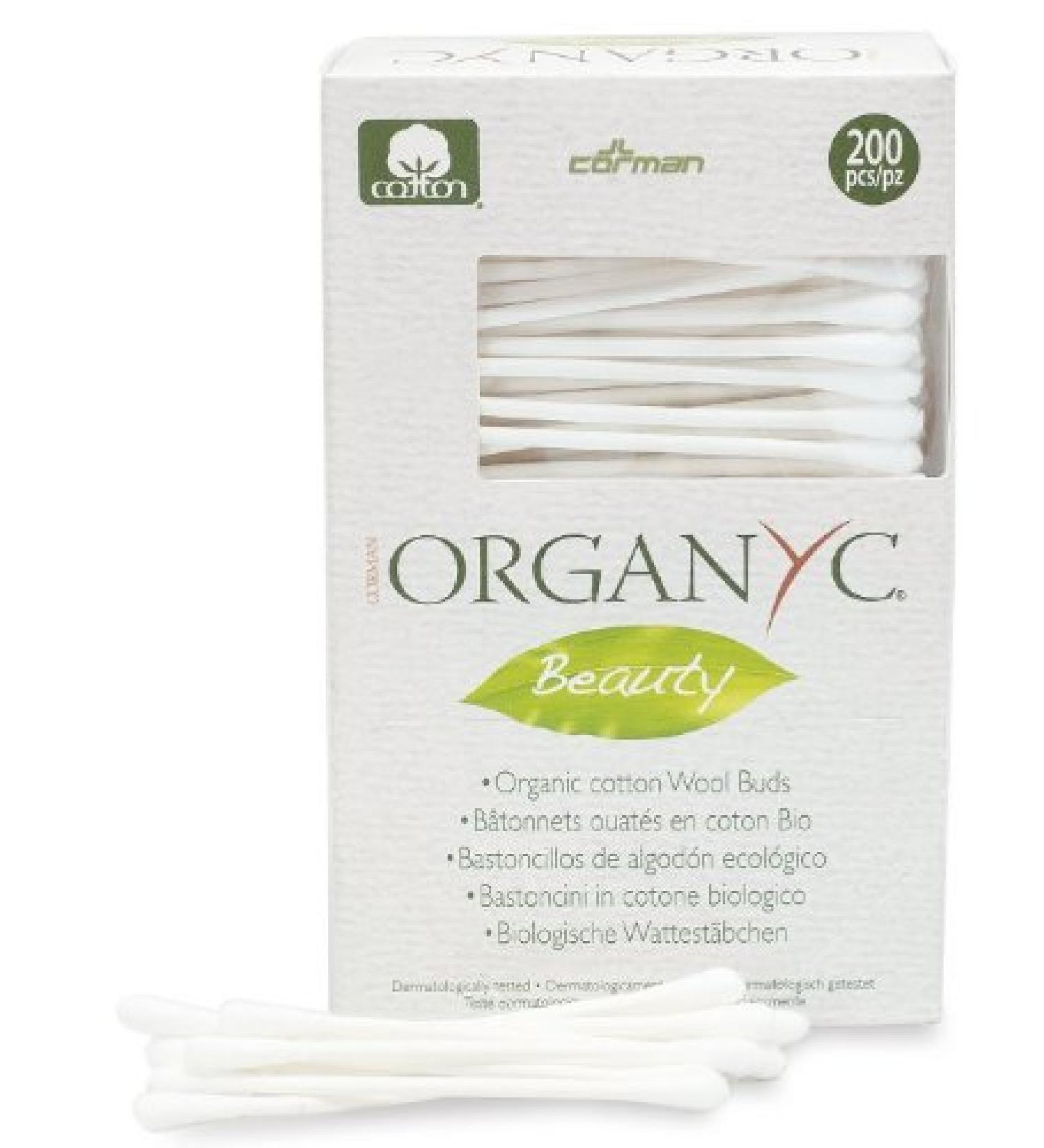 Organyc cotton buds - 200 pieces made of 100% cotton