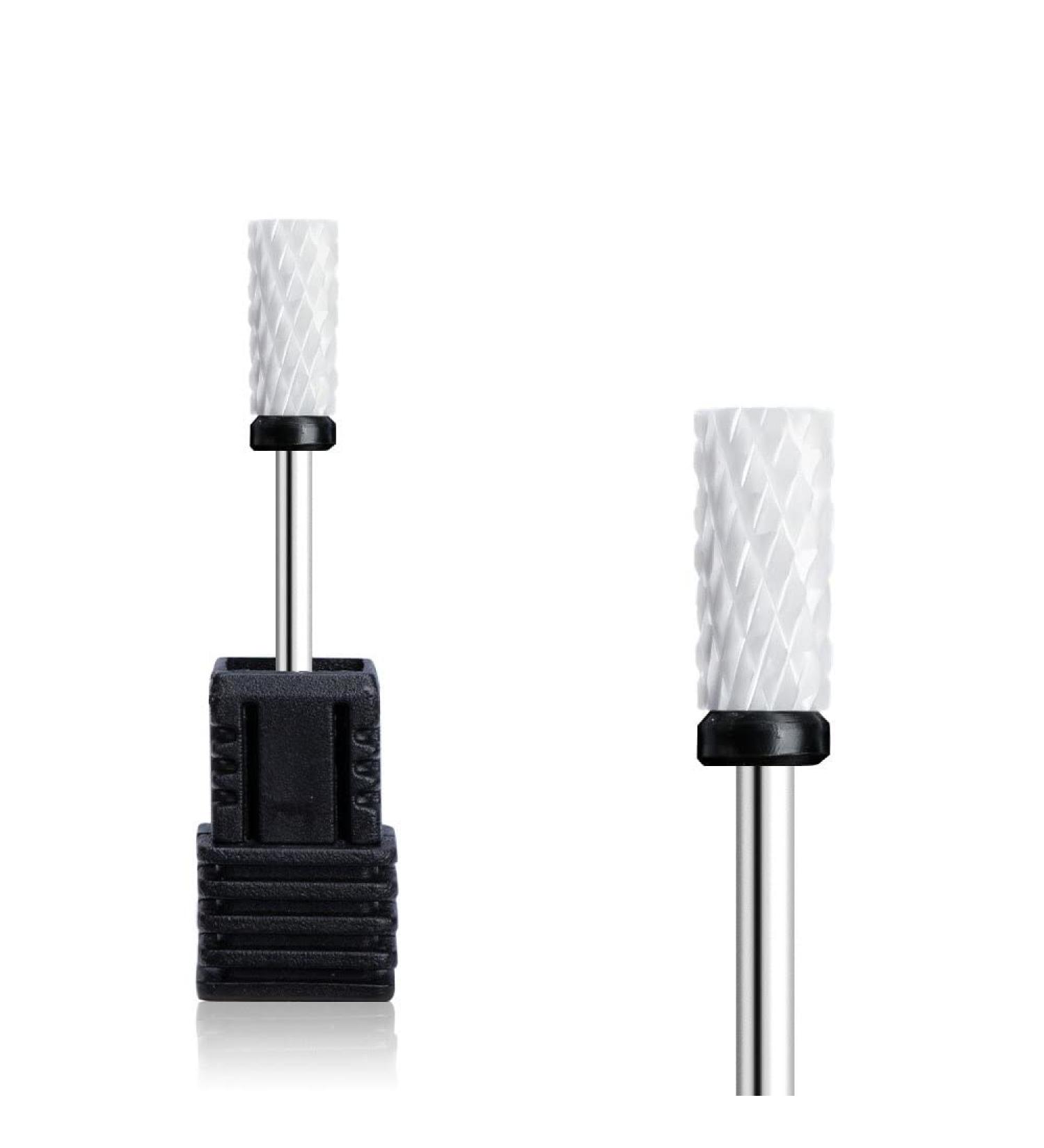 Natury Nails Ceramic Milling Cutter | Best Nail Drill for Manicure Pedicure & Acrylic Gel Nails - Super Grit Black Ceramic Tool - Buy Online on GoSupps.com