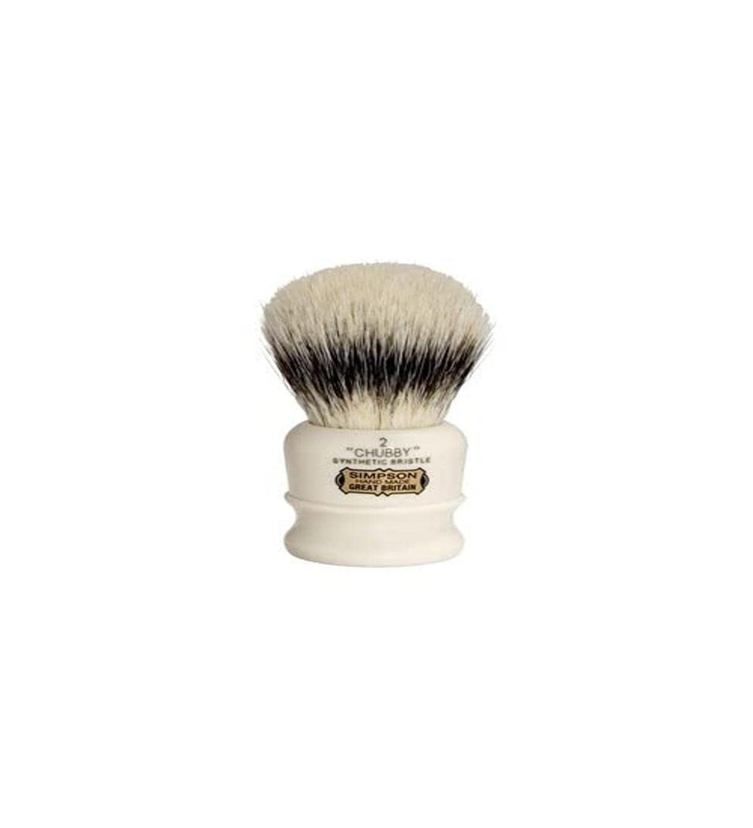 Simpsons Chubby Shaving Brush 2 Inch Synthetic