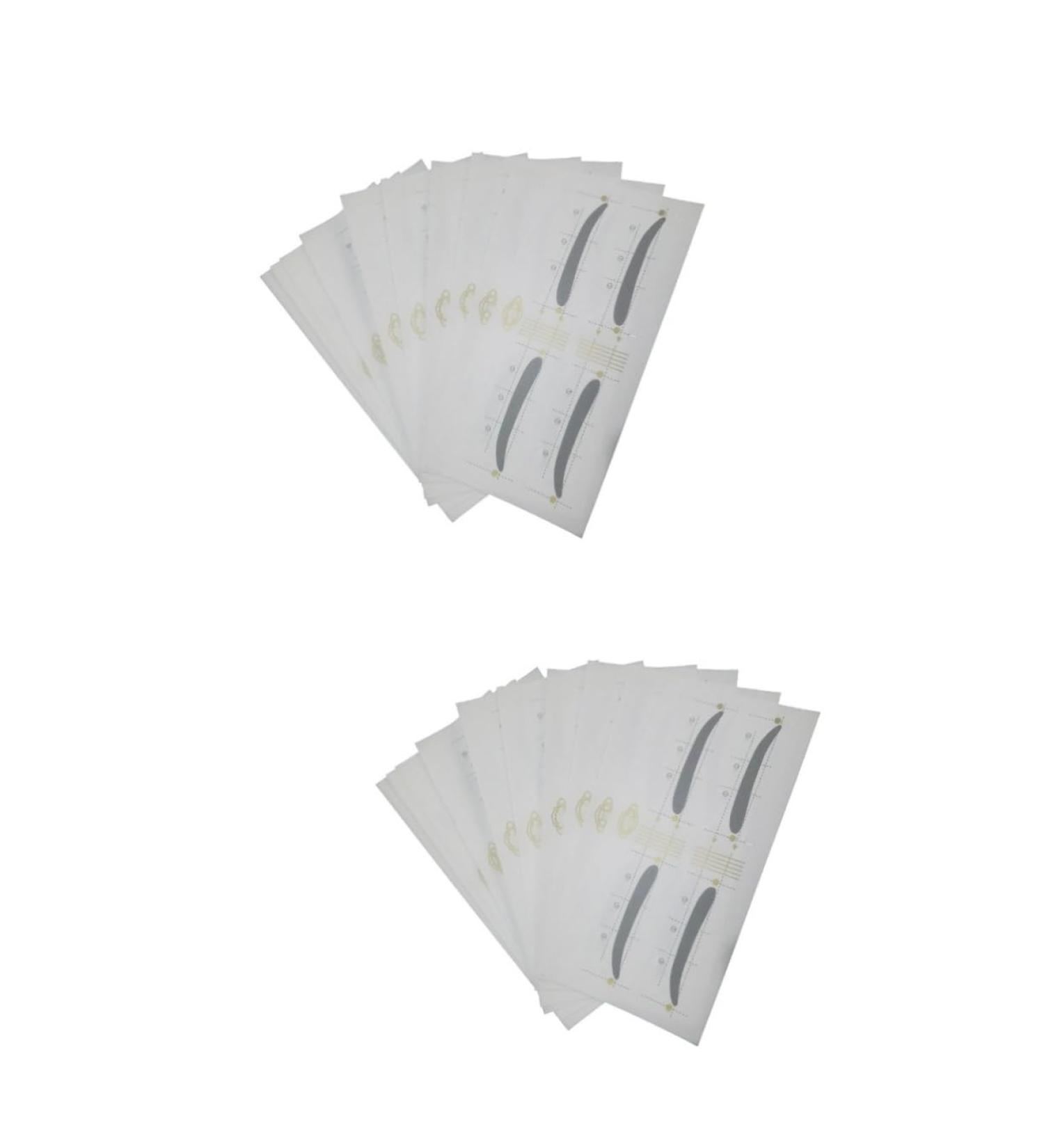 FOMIYES 24 Pcs 48 Eyebrow Makeup Tools Eyebrow Card Eyebrow Template Sticker Stencil Eyebrow Trimming - Buy Online on GoSupps.com