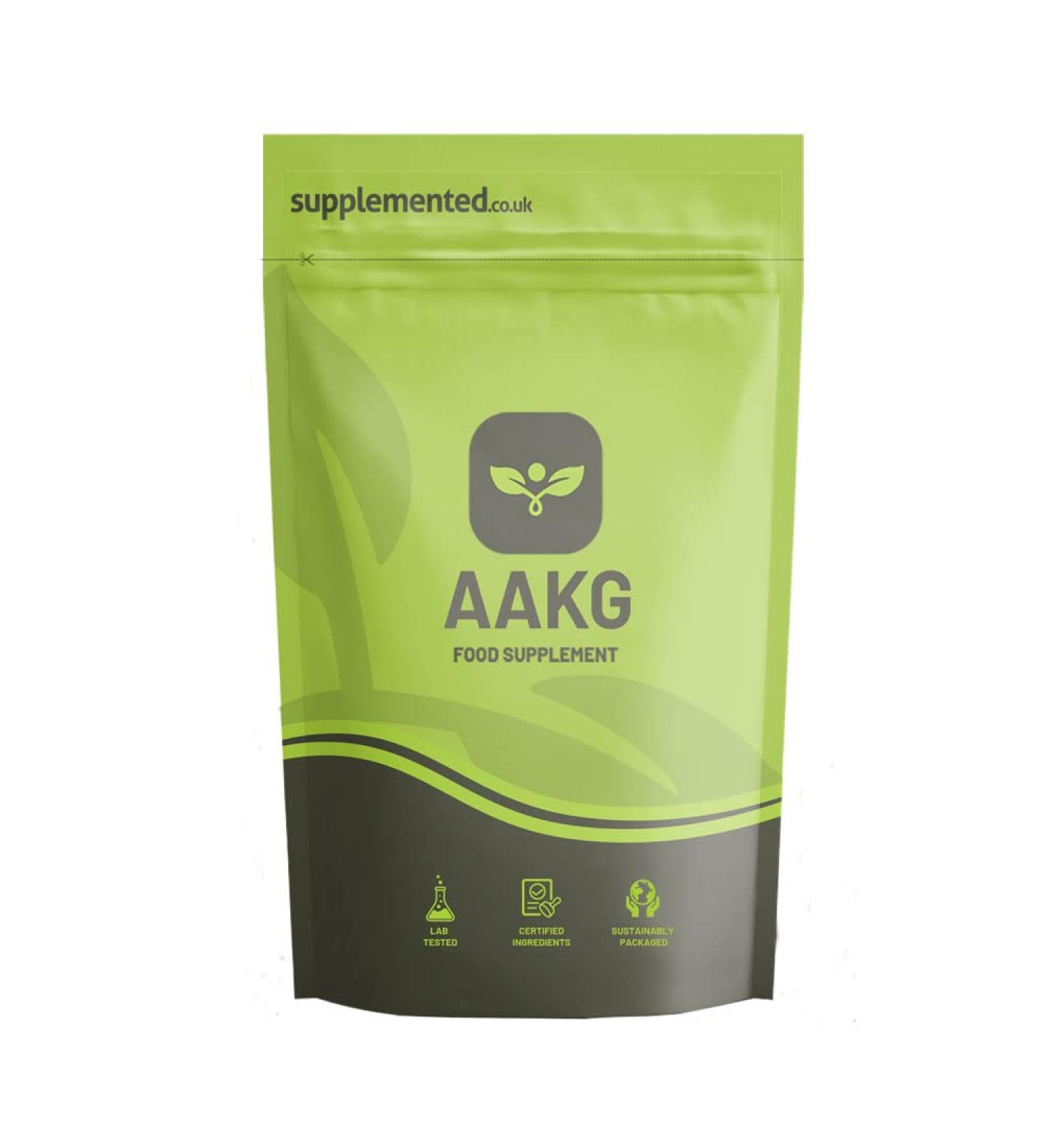 180 AAKG L-Arginine Alpha Ketoglutarate Capsules - 1000mg Nitric Oxide Pre Workout Booster for Muscle Pump | Supplement - Buy Online on GoSupps.com