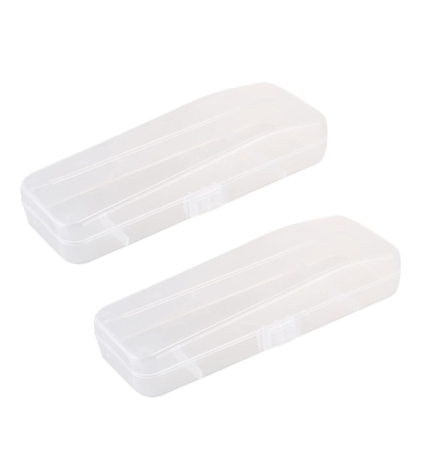 Niniang Travel Razor Set - 2 Double Edge Razors with Storage Box | Transparent Plastic | Perfect for International Trips - Buy Online on GoSupps.com