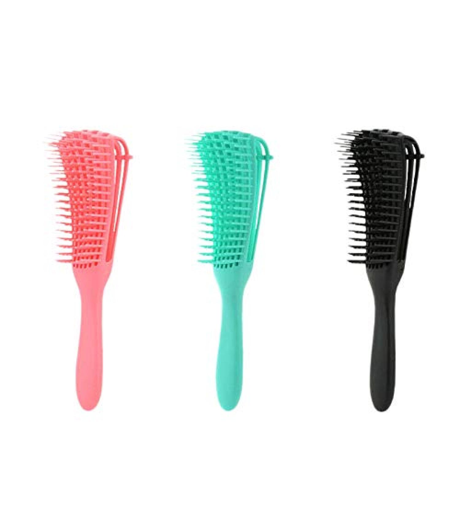 Lckiioy 3-Piece Detangling Brush Set | Perfect for Wet Dry Curly & Natural Hair | Effortless Hair Care & Styling - Buy Online on GoSupps.com