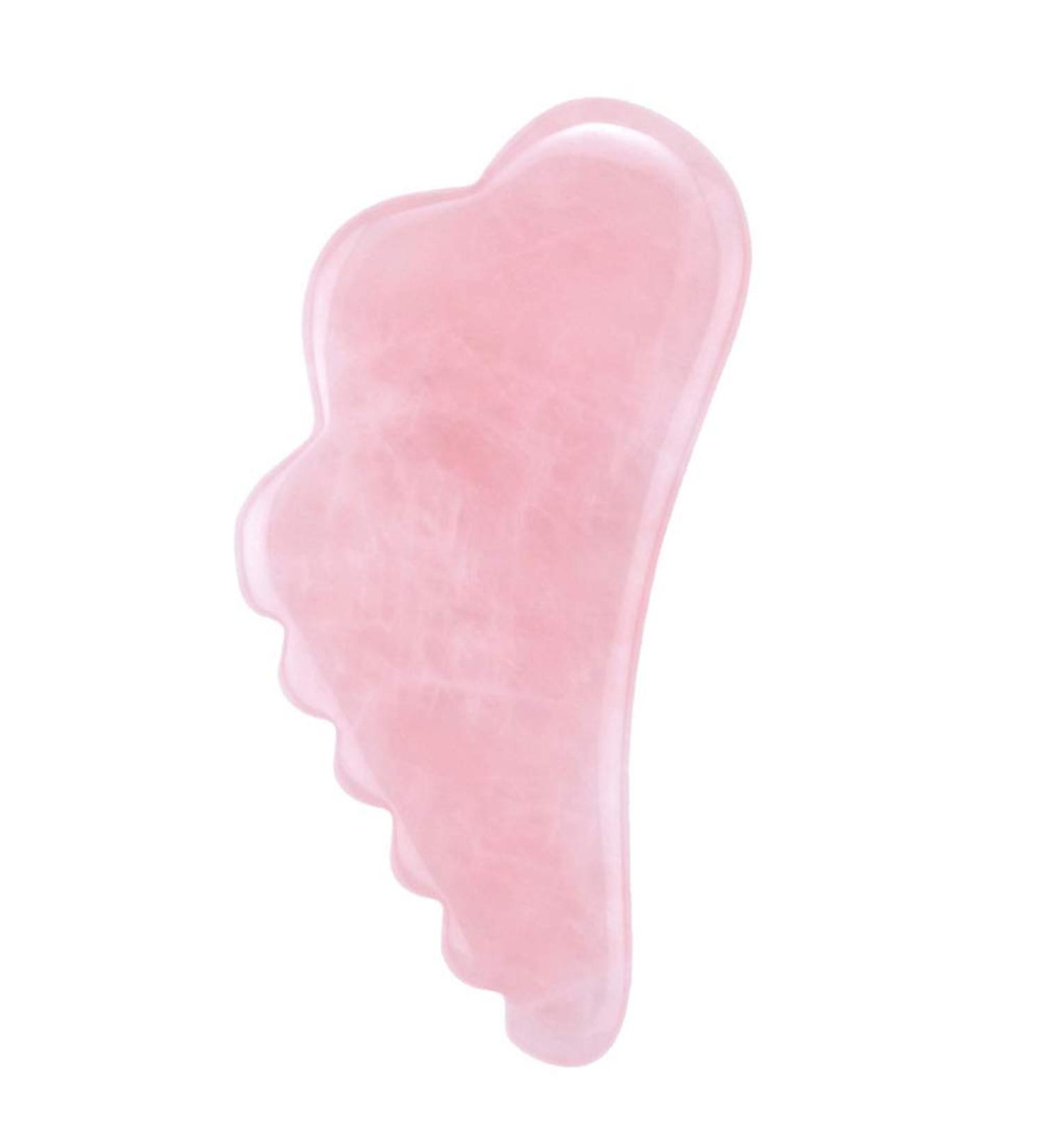 Quartz Wing Scraping Board - Crystal Facial Massage Tool for Beauty Therapy & Skincare - Buy Online on GoSupps.com