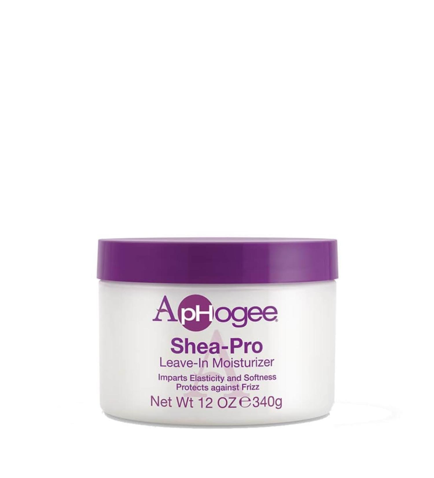 Hair moisturizer - Shea Pro Leave -in Moisturizer 340g - aphogee.The Shea Pro Leav-in Moisturizer cream from aphogee offers intensive moisture and advanced care for your hair.