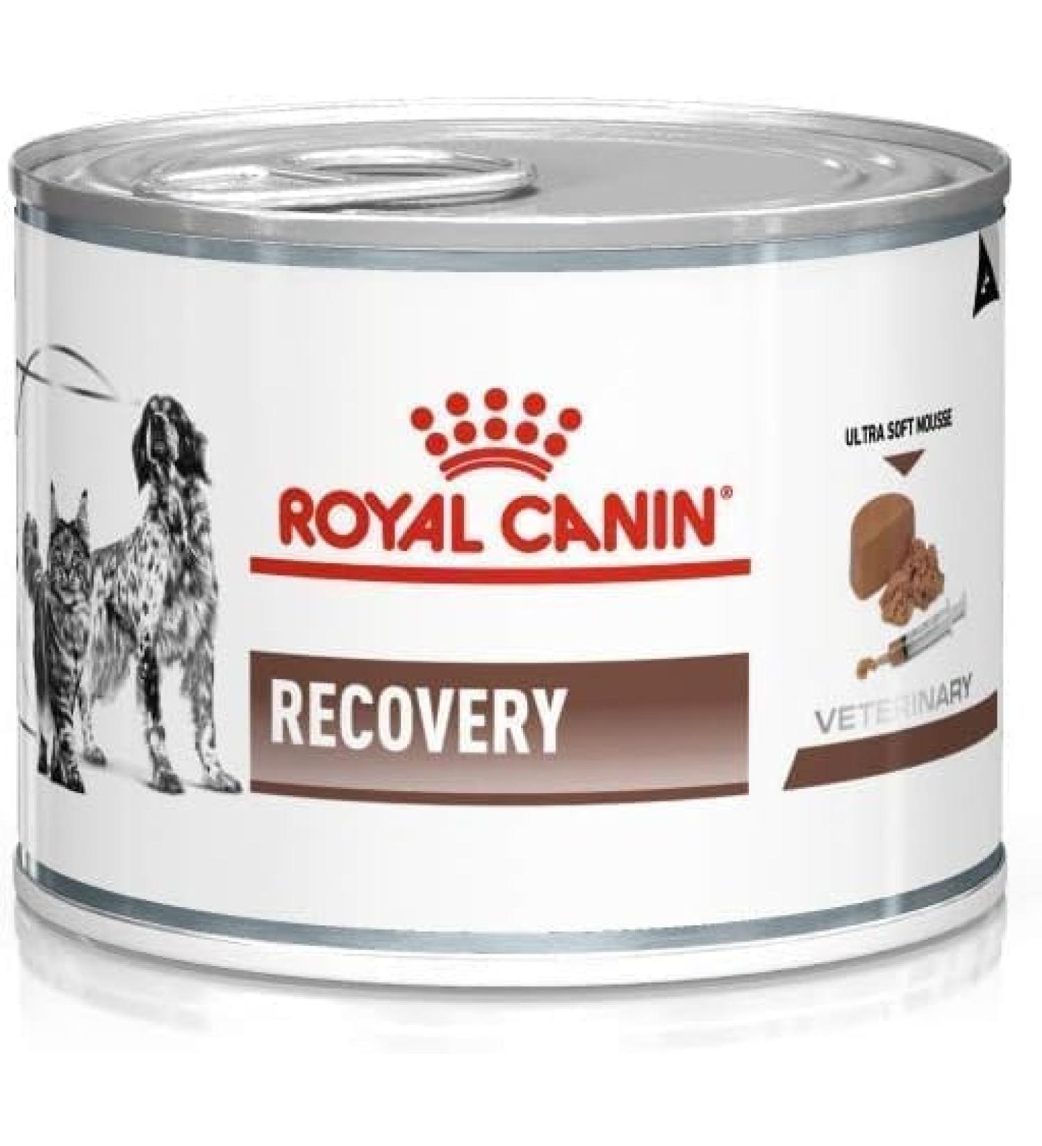 Royal Canin Veterinary Recovery | 12 x 195g | Complete Dietary Food for Adult Dogs and Cats | Ultra Soft High Protein Foam - Buy Online on GoSupps.com