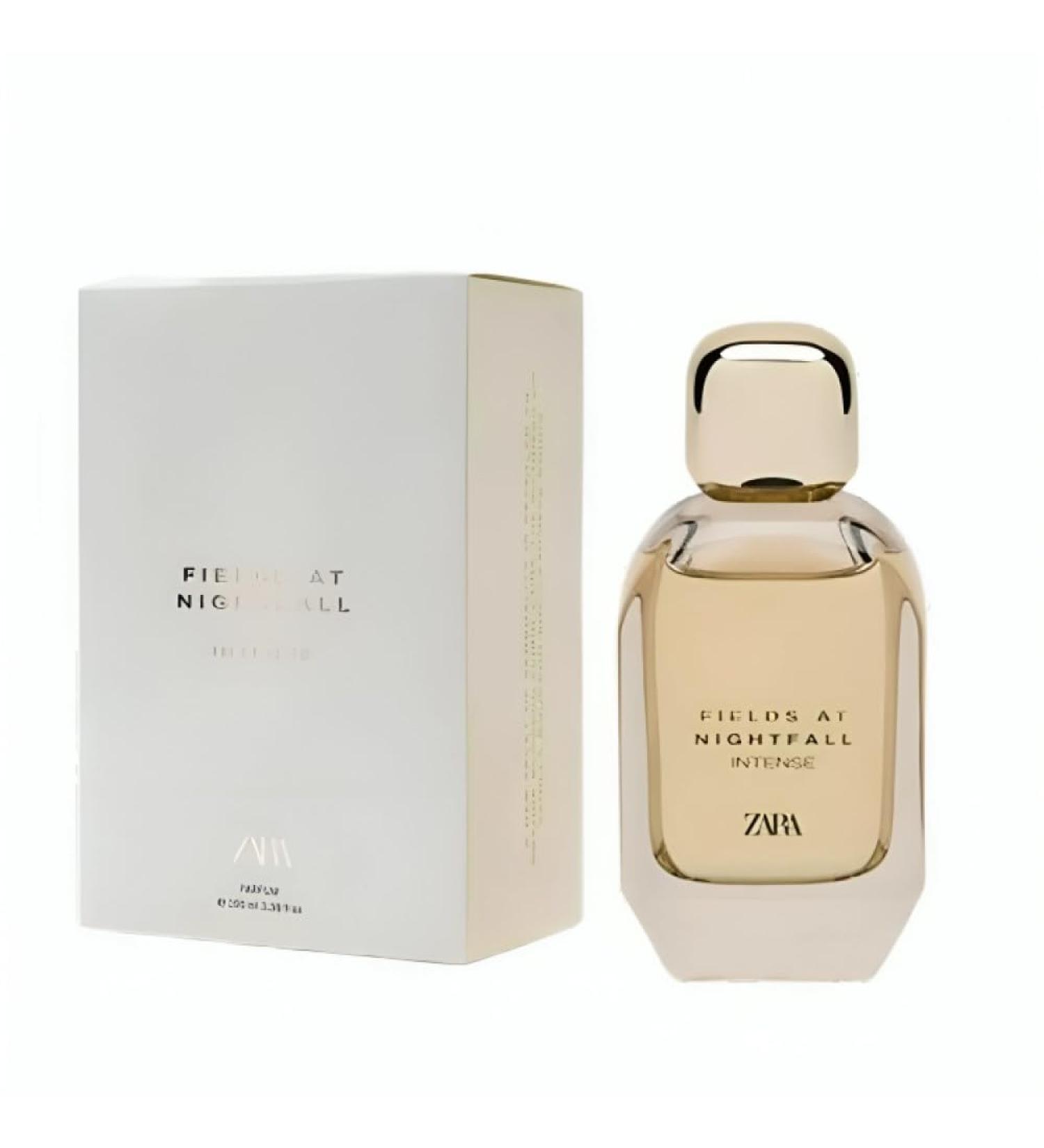 Zara Fields at Nightfall Intense Women's Perfume Parfum 100ml (3.04 fl oz) Sensual Sandalwood Jasmine & Orange Blossom Warm Praline & Vanilla Accents Long-Lasting Elegance