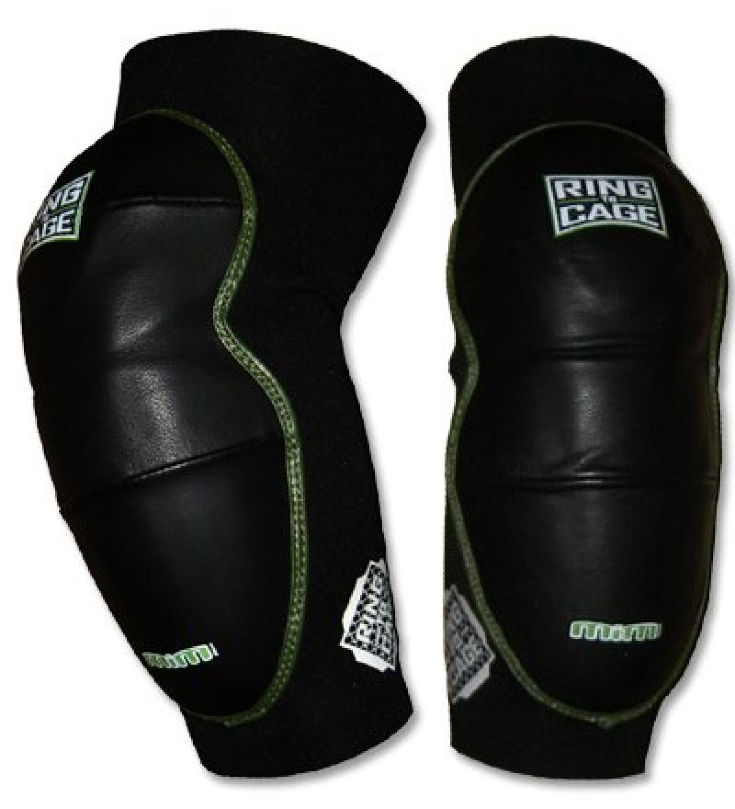 Ring to Cage Deluxe MiM-Foam Leather Elbow Pads for Muay Thai MMA Kickboxing - X-Large - Buy Online on GoSupps.com