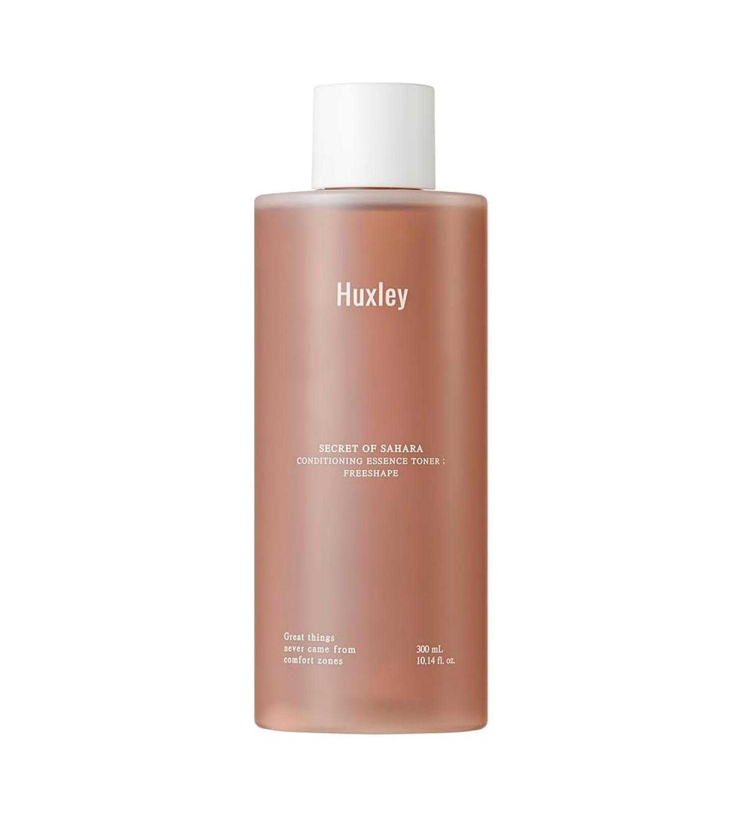 Huxley Secret of Sahara Conditioning Essence Toner: Free Shape, Korean High Moisture Hydrating Skin Prep, Dry Skin Care, Cactus and Ceramide NP | 300ml /10.1 fl. oz. - Buy Online on GoSupps.com