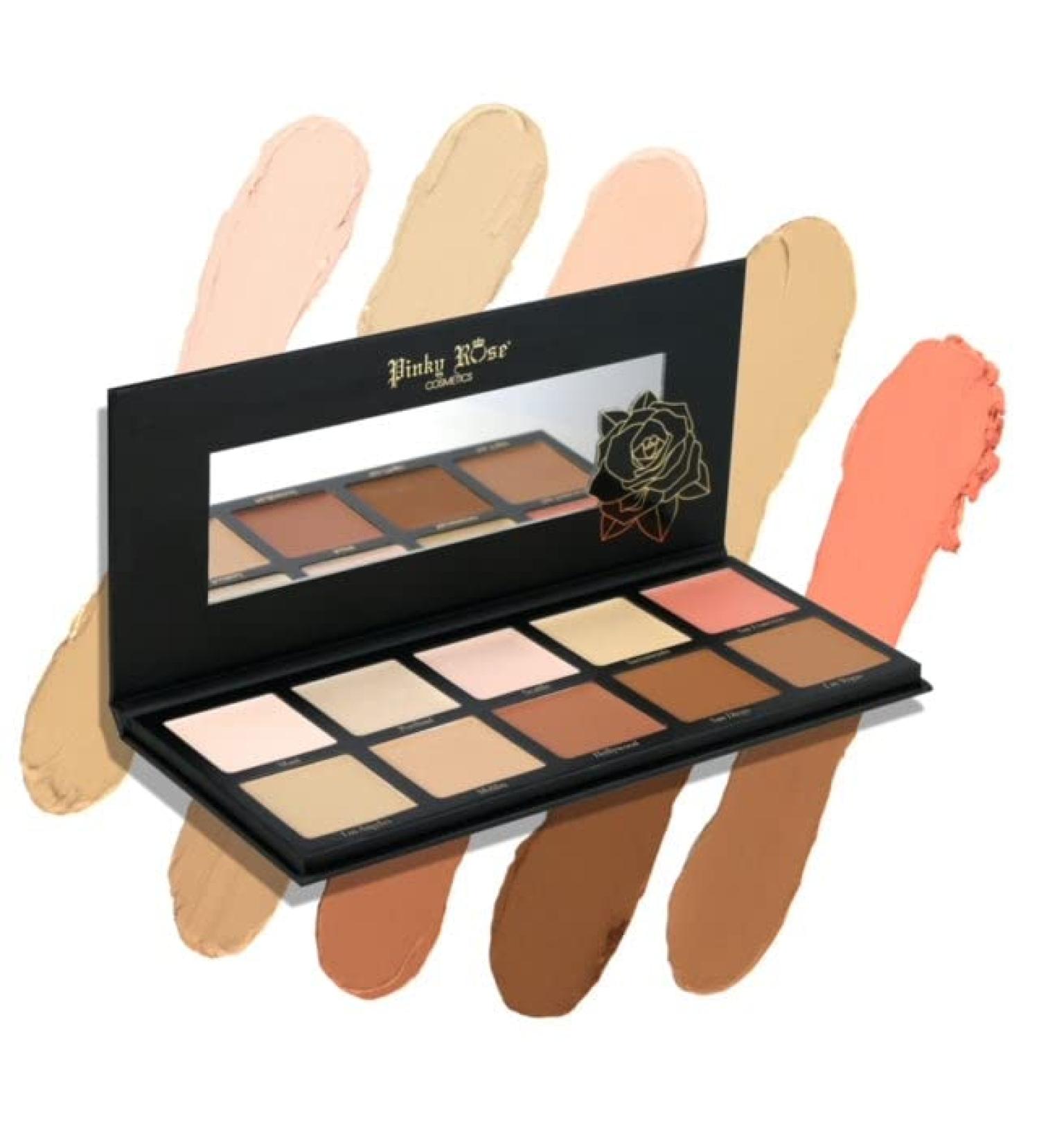 Pinky Rose Cosmetics Extreme Contour Palette 1 International Shipping Flawless Contours & Radiant Finish - Buy Online on GoSupps.com