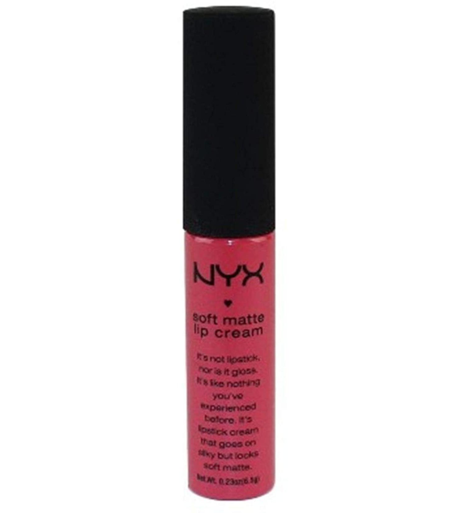 NYX Soft Matte Lip Cream - San Paulo & Bubblegum Pink | International Shipping | Plummy & Pink Shades - 0.27 fl. oz 8 ml - Buy Online on GoSupps.com