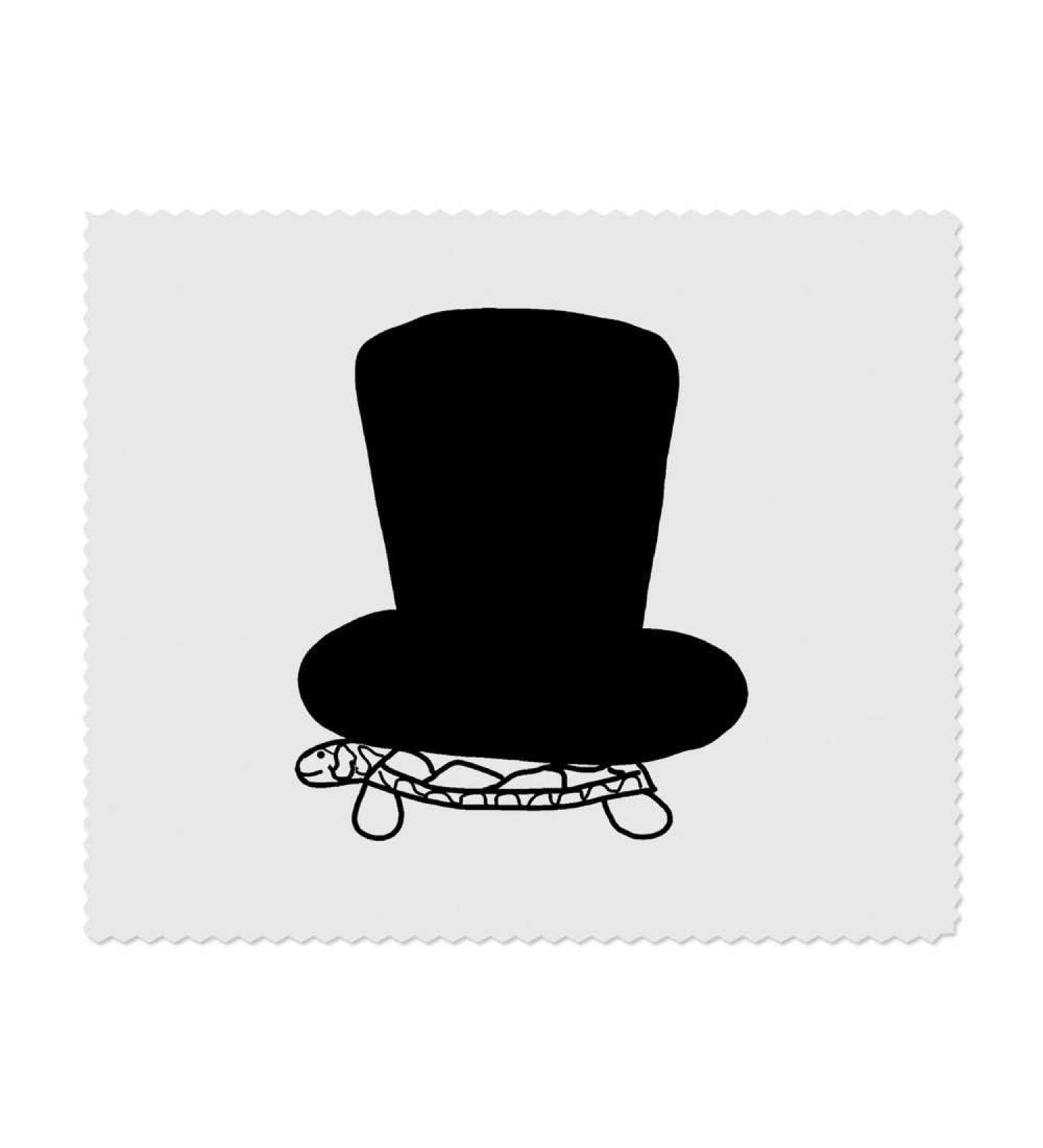 Buy Azeeda Turtle with Top Hat Microfiber Glasses Cleaning Cloths - Pack of 2 | International Shipping Available - Buy Online on GoSupps.com