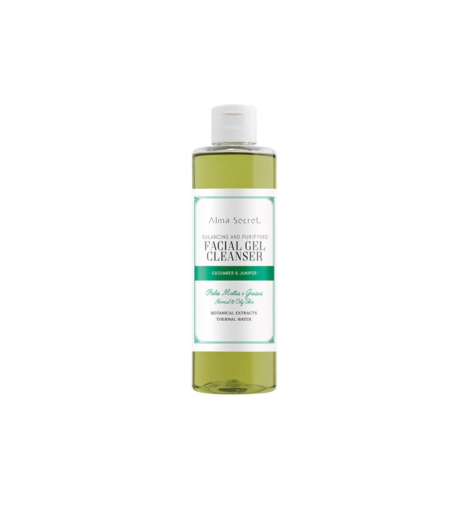 FACIAL GEL CLEANSER balancing and purifying pepino & enebro 200 ml - Buy Online on GoSupps.com