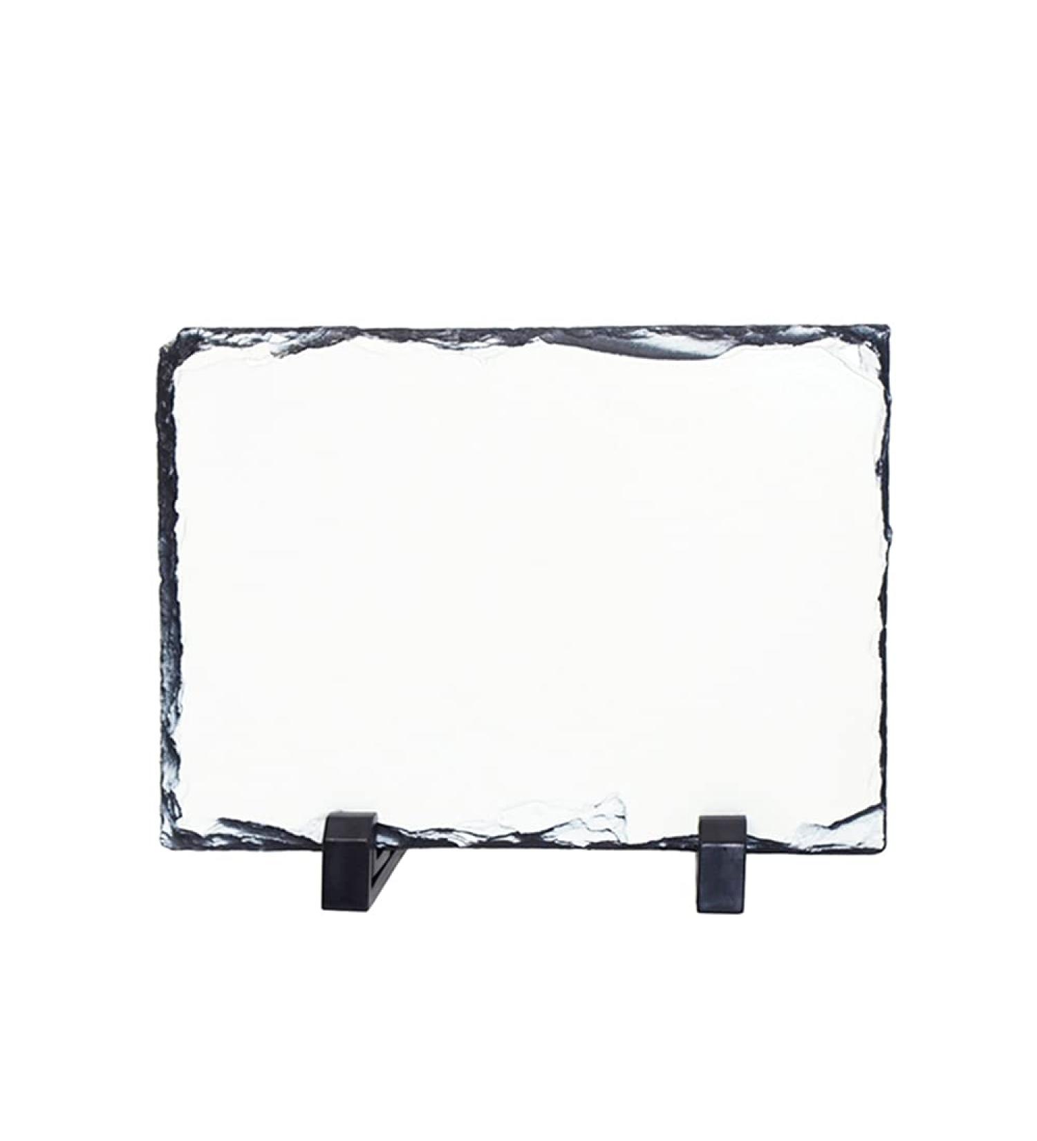 MR.R Sublimation Blanks 4x6 Rectangular Rock Slate Photo Plaque Picture Frame - Customized Novelty Gift for Wedding or Birthday (10x15cm) - Buy Online on GoSupps.com