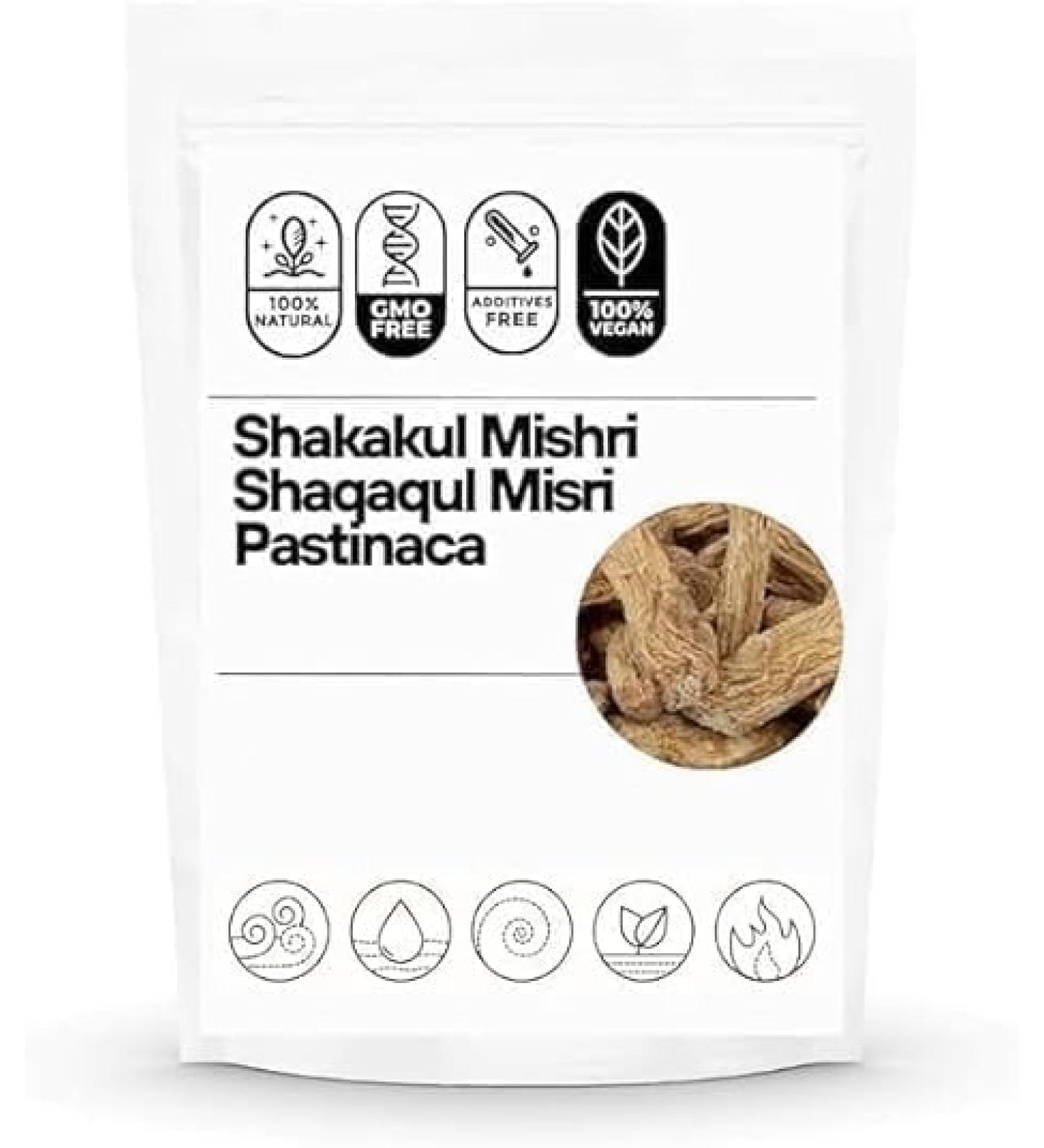 BT Shakakul Mishri Shaqaqul Misri Sakakul Misri Pastinaca Siqakul Misri Misiri Mishiri Shakakal Shakaqul (50 GMS) - Buy Online on GoSupps.com