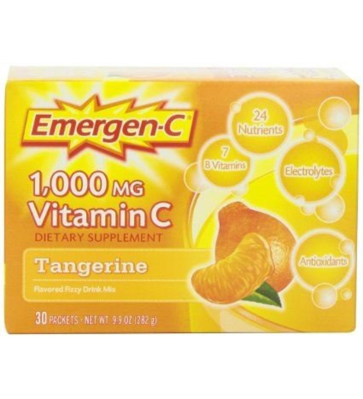 Emergen-C Emergen C Mandarin Sachets Pack of 30
