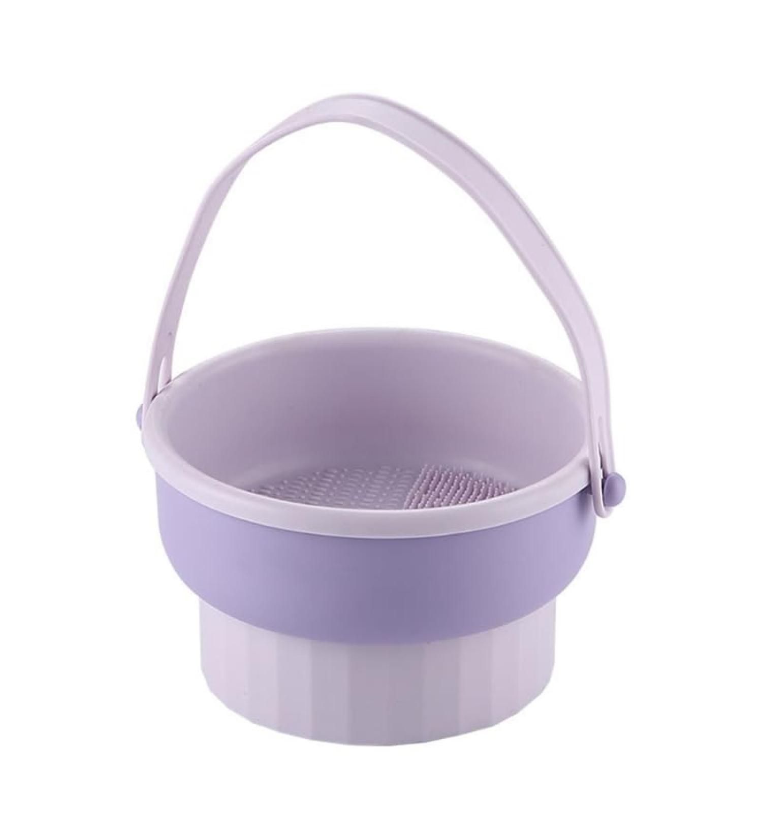 ASHLUYAK Makeup Brush Cleaning Mat with Holder Drying Brush 2 in 1 Portable Silicone Washing Tool for Cosmetic Brushes Cleaning Mat Tool - Buy Online on GoSupps.com