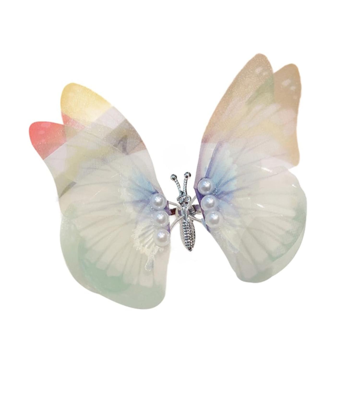 hgnxa Shaking Butterfly-Nymph Headwear with Pearls Adorns Hair Clip Photo Props Women Hair Ornaments y Pearls Green - Buy Online on GoSupps.com