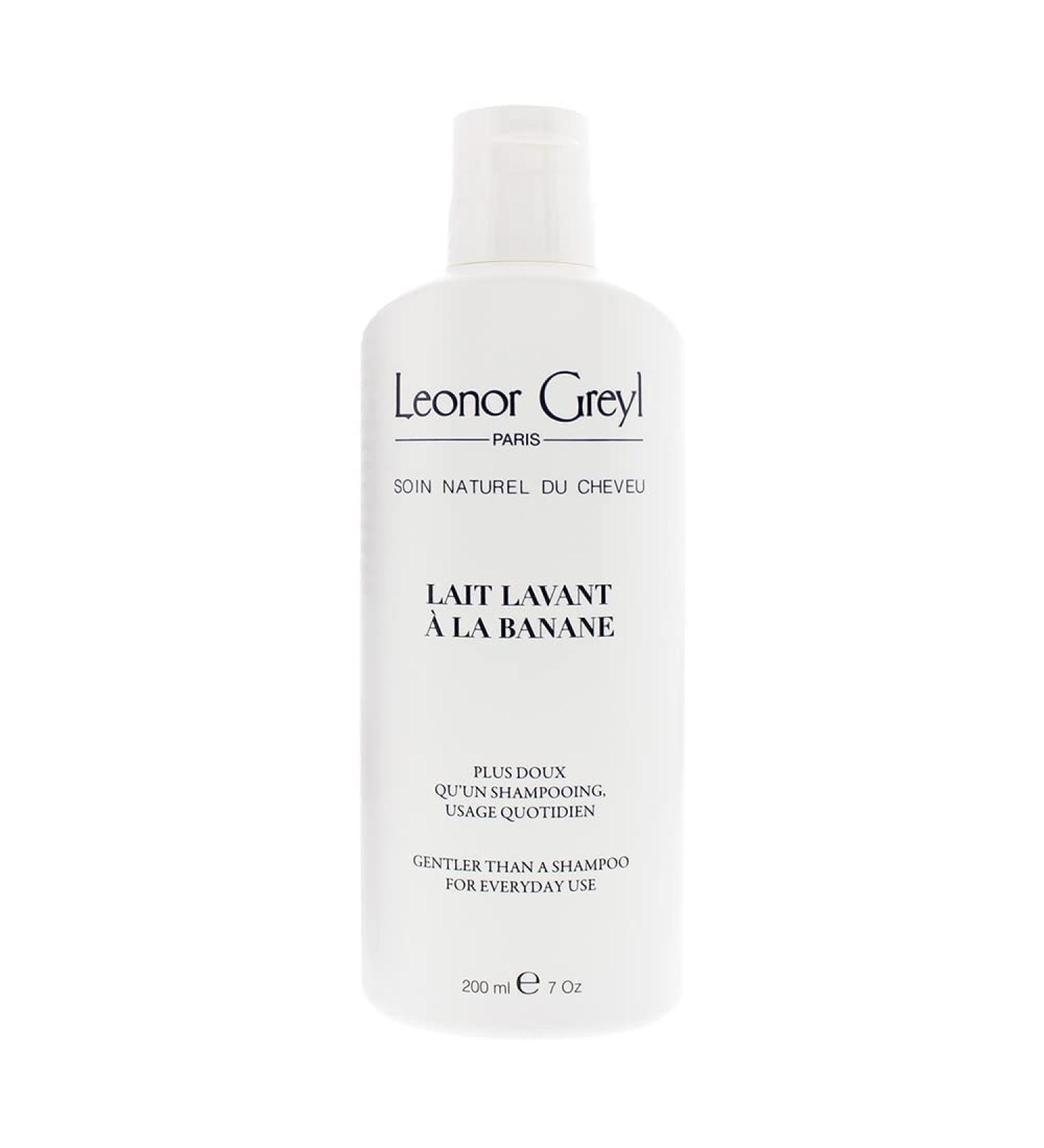 Leonor Greyl Paris - Lait Lavant a La Banane | Gentle Daily Shampoo for All Hair Types | Natural Purifying Hair Care (6.7 oz) - Shop Internationally - Buy Online on GoSupps.com