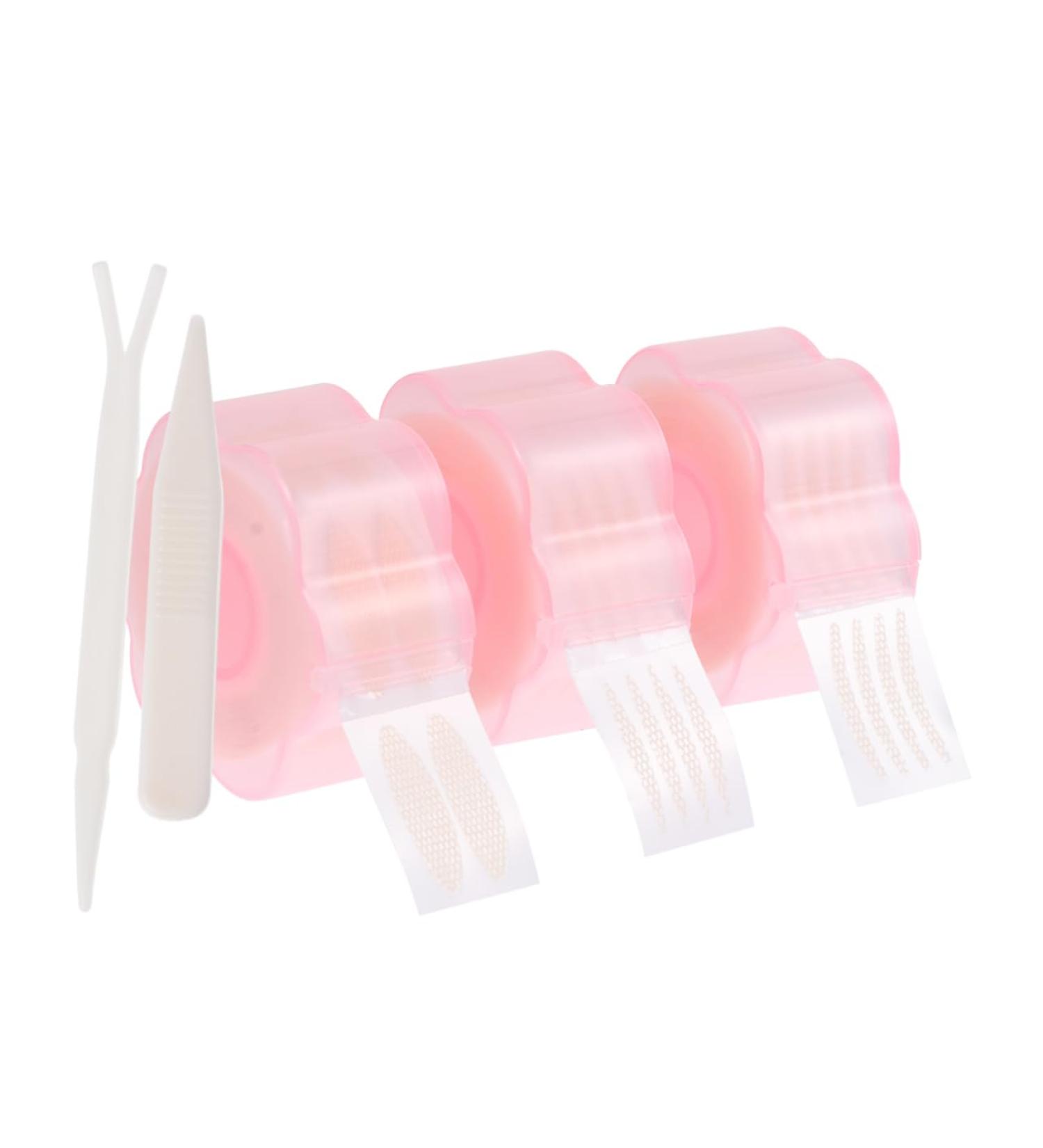 FRCOLOR 3 Double Eyelid Sticker Droopy Breathable Eyelid Sticker Natural Invisible Eyelid Double Fold Eyelid Korean Eyelid Tape Eyes Double Eyelid Fiber Eyelid Stickers Pink - Buy Online on GoSupps.com
