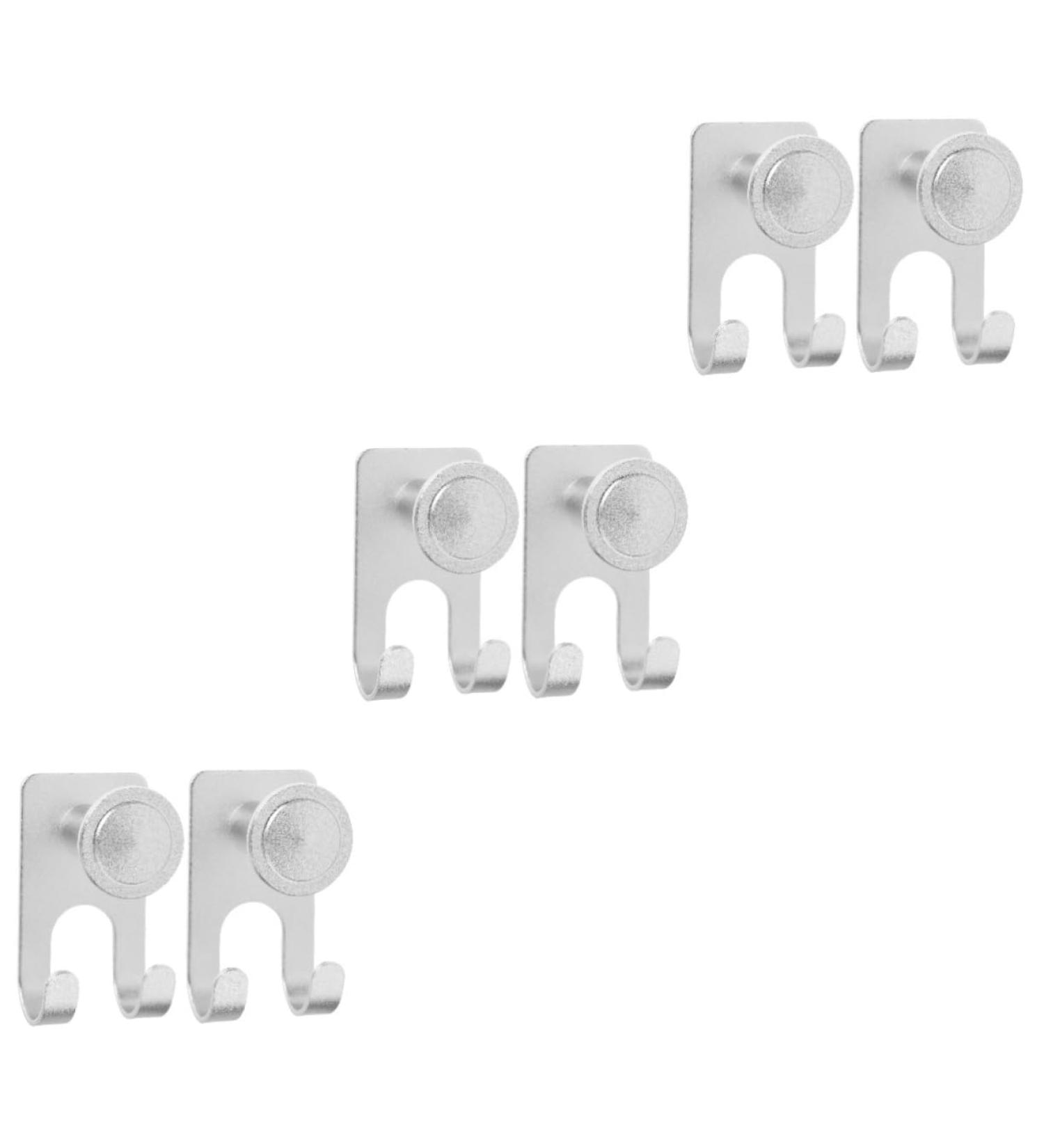 Buy Cabilock 6-Piece Self-Adhesive Wall Hooks - Durable Aluminum Organizer for Shower & Bathroom Storage - Buy Online on GoSupps.com
