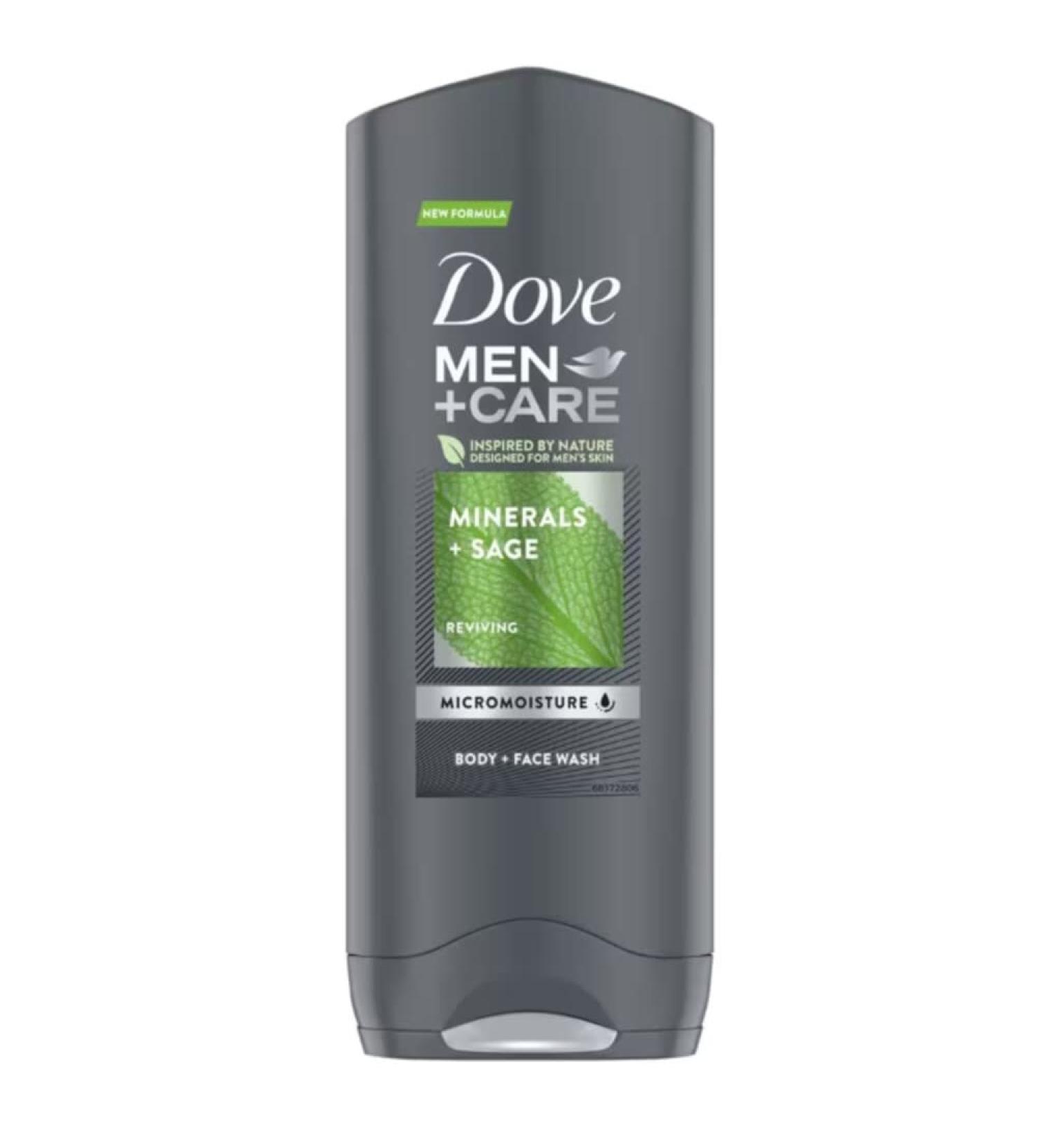 Dove - Men + Care Elements Micro Moisture Body and Face Wash Show Gel Do Mycia Cia a i Twarzy Minerals Sage 250 ml