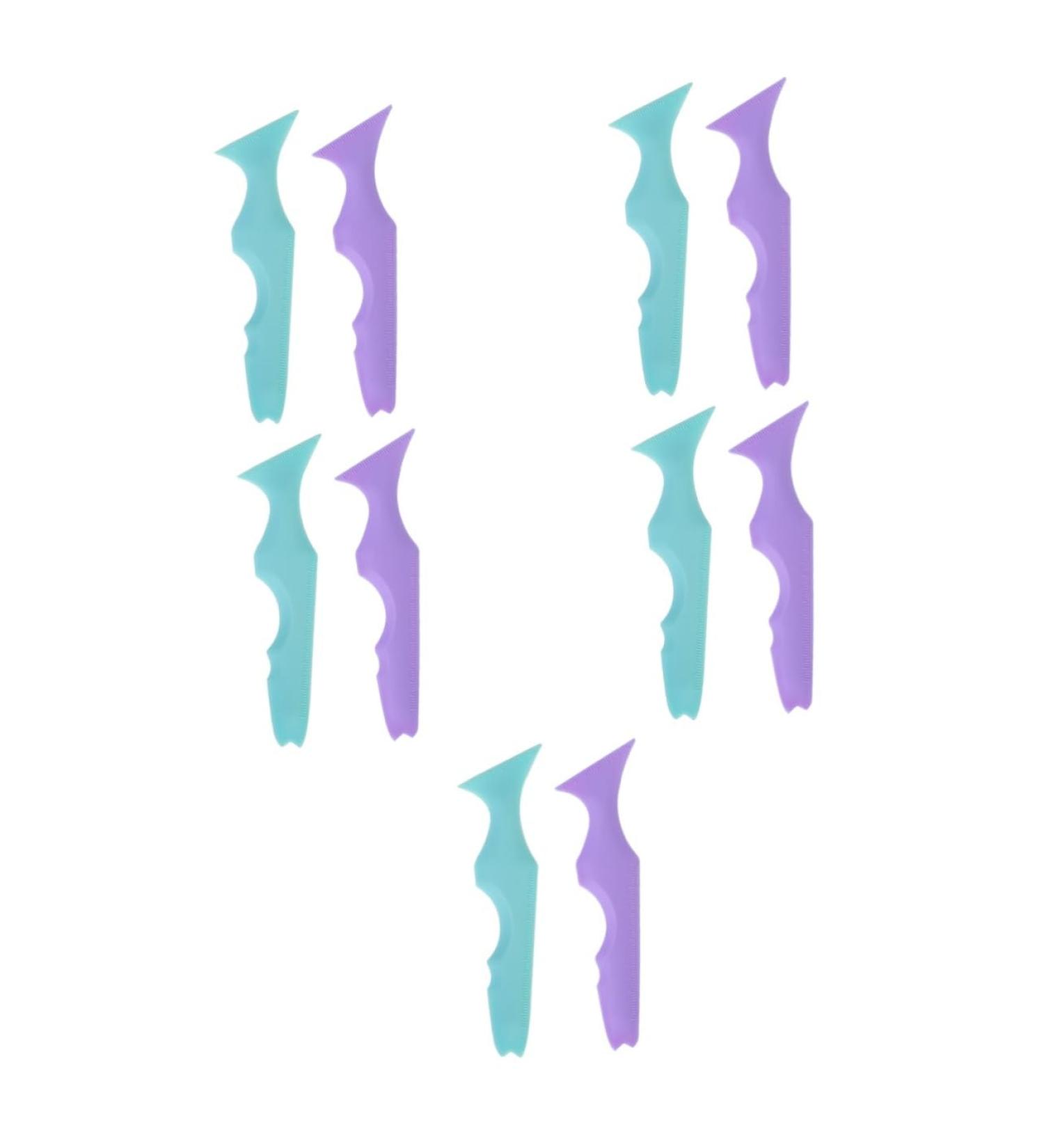 DOITOOL 10 Pcs Silicone Beauty Ruler Silicone Molds Makeup Mascara Eyebrow Eyeliner Tool Multifunction Seal - Buy Online on GoSupps.com