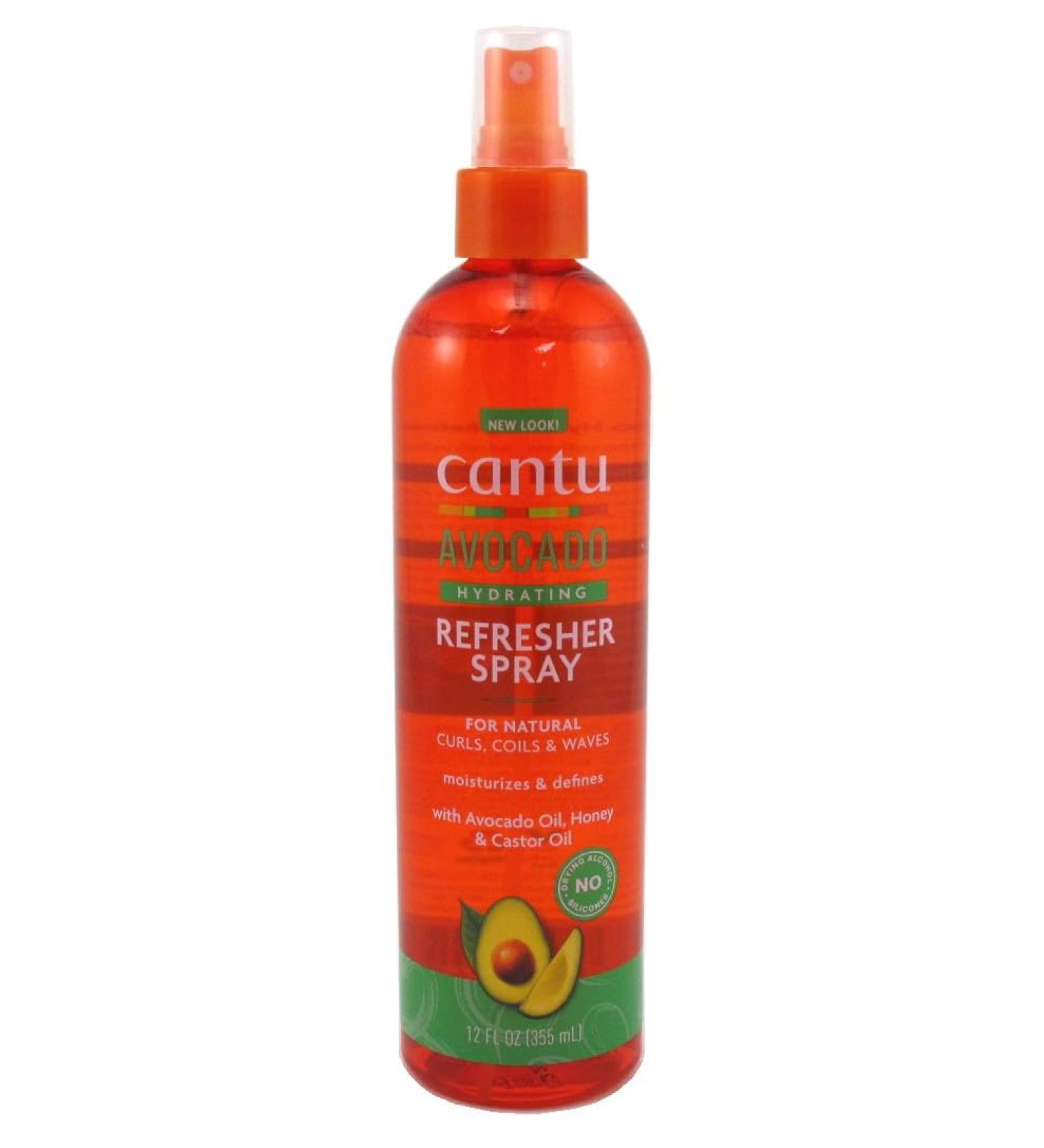 Cantu Avocado Refresher Spray Hydrating 12 Ounce (354ml) (Pack of 3) - Buy Online on GoSupps.com