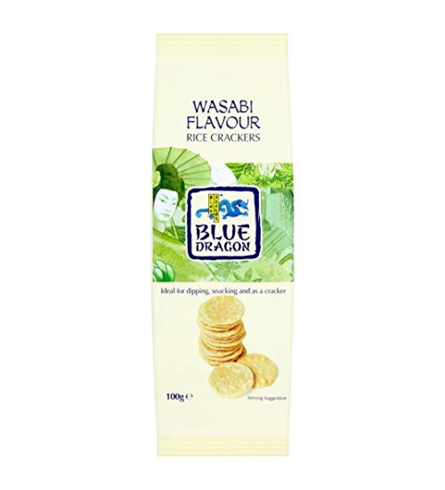 Blue Dragon Blue Dragon Wasabi Rice Crackers 100g