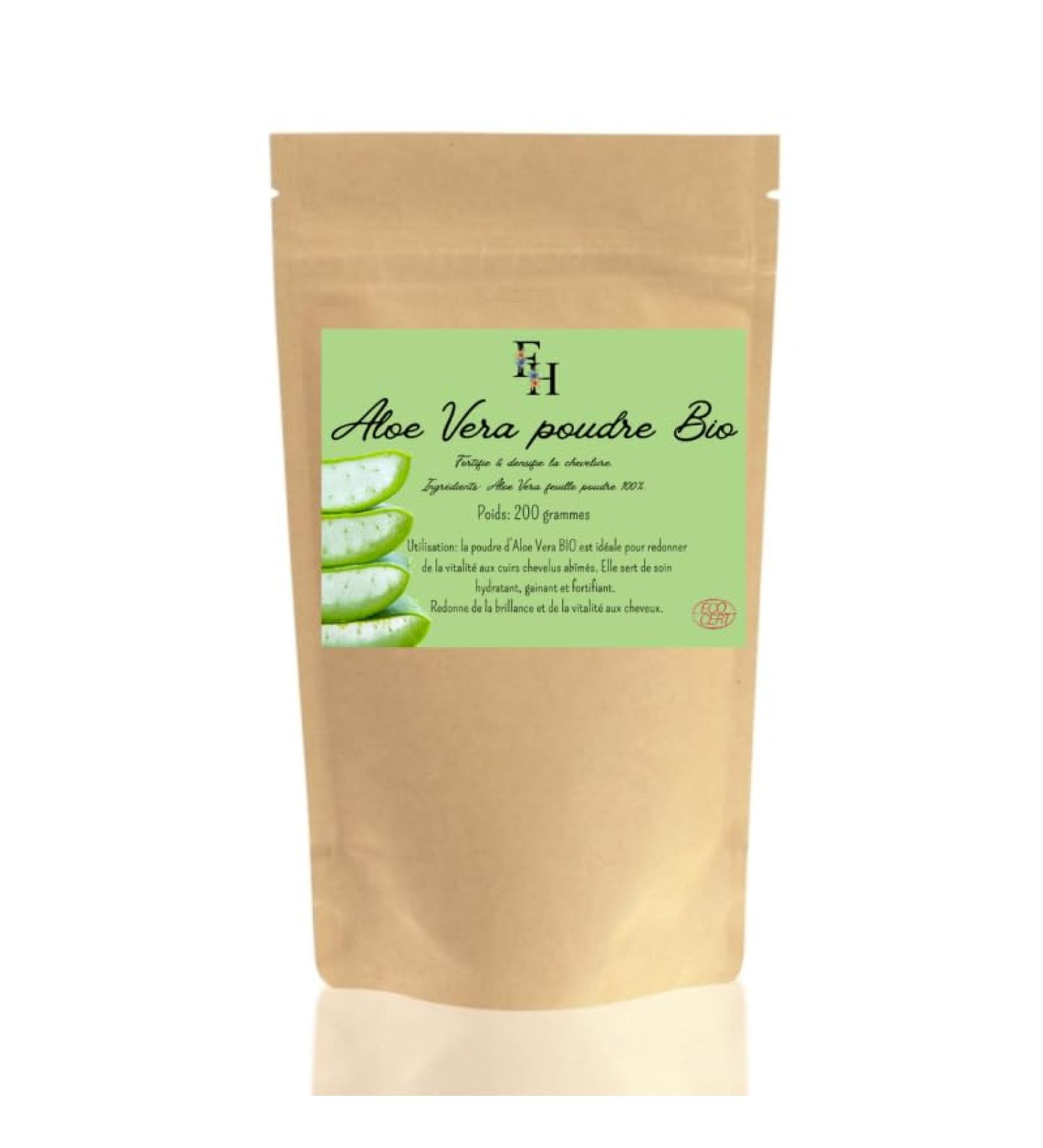 Organic Aloe Vera Powder - 200 gram sachet