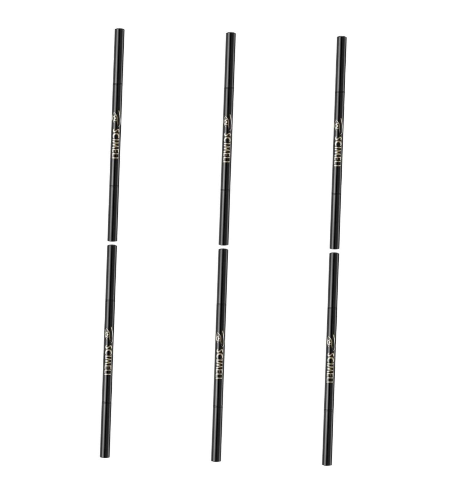 FOMIYES 6pcs 2 1 Eyebrow Makeup Tools Brown Brow Pencil Eyebrow Filler Rotate Eyebrow Pencils Lock Cylinder - Buy Online on GoSupps.com