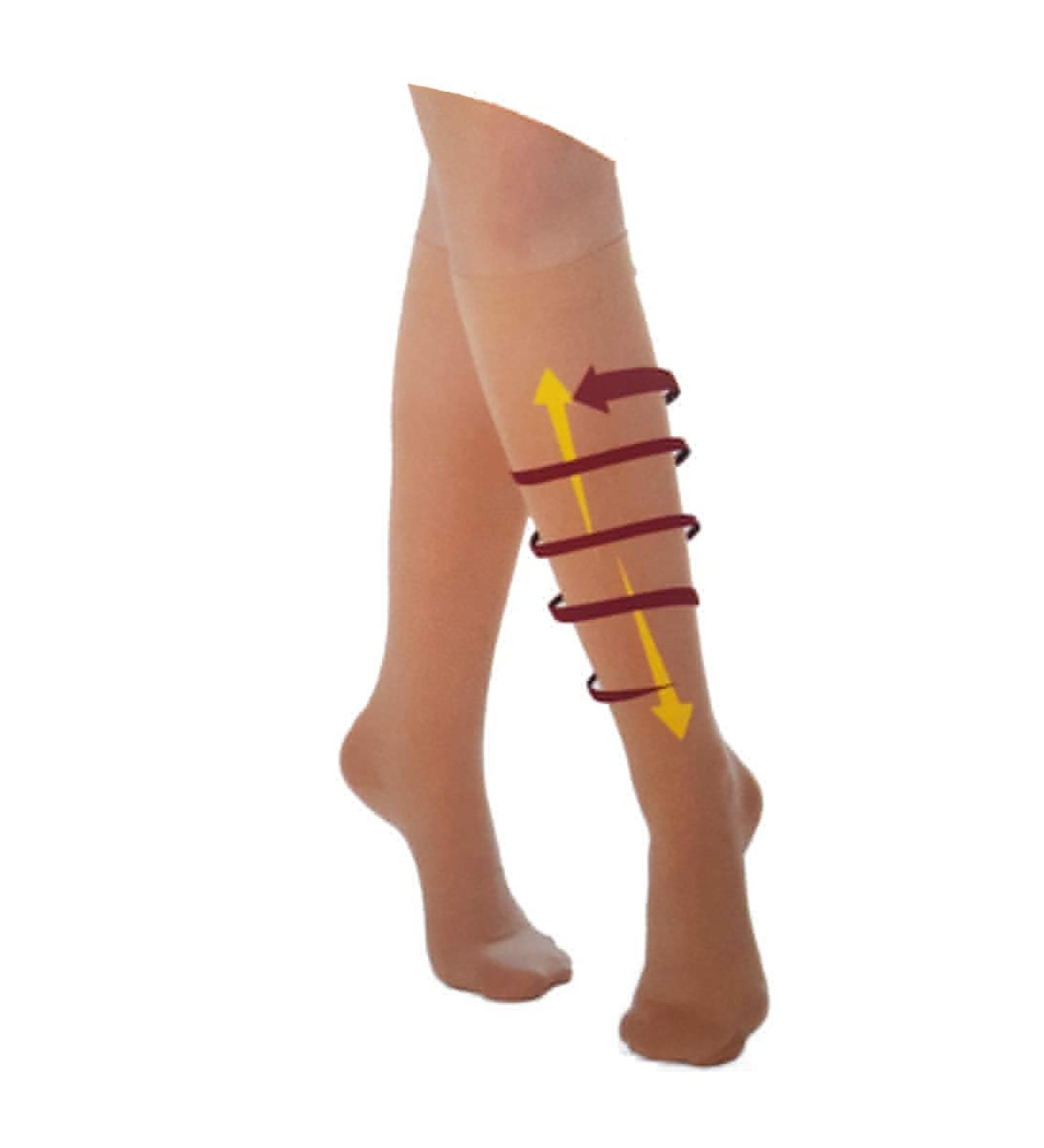 FabaCare Class 1 Compression Stockings - Premium Thrombosis Socks in Beige - MM Size - Buy Online on GoSupps.com