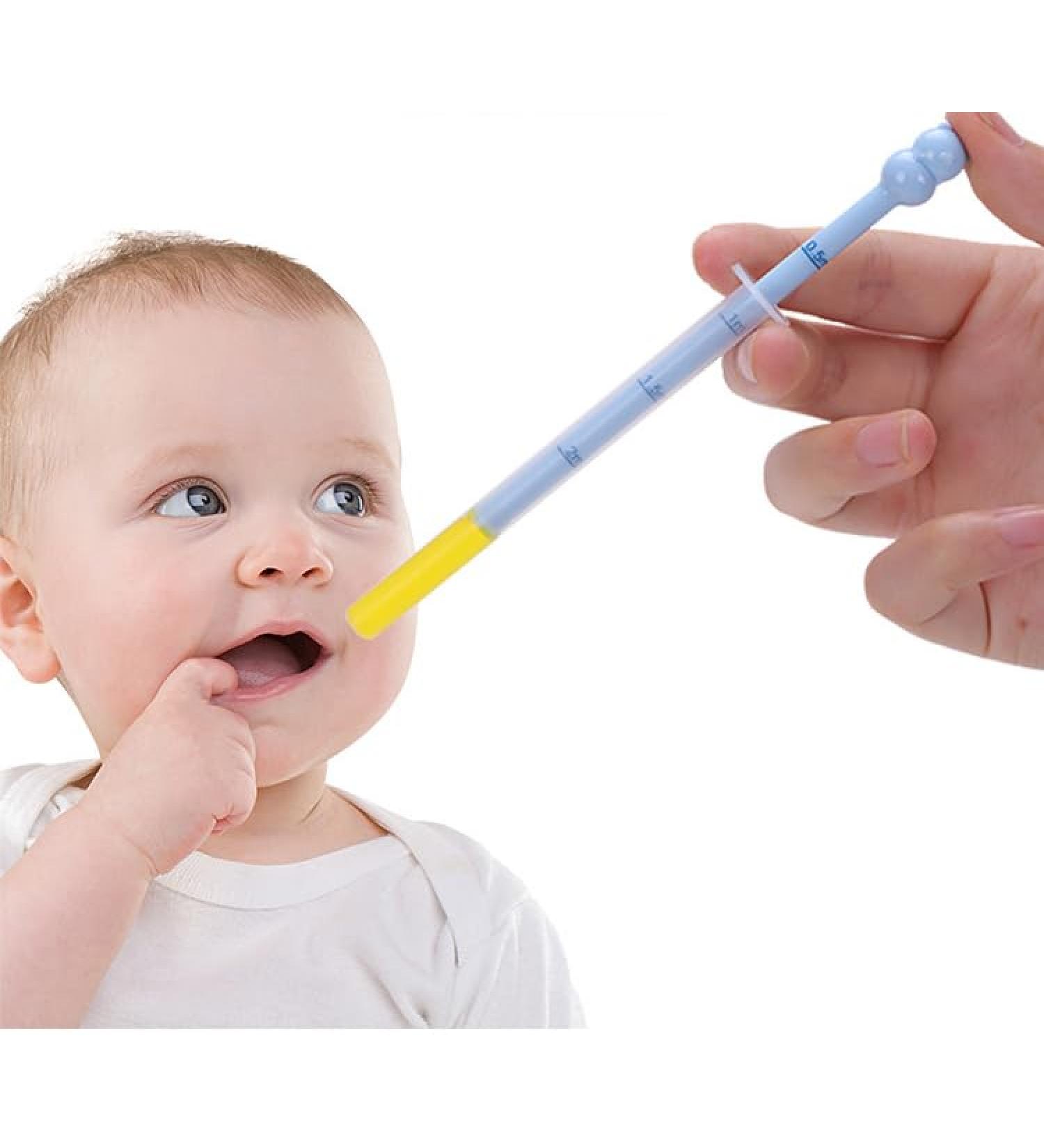 2 Pack Baby Anti-Suffocation Medicine Injection Dispenser | Portable Medication Tool for Small Children - Blue - Buy Online on GoSupps.com