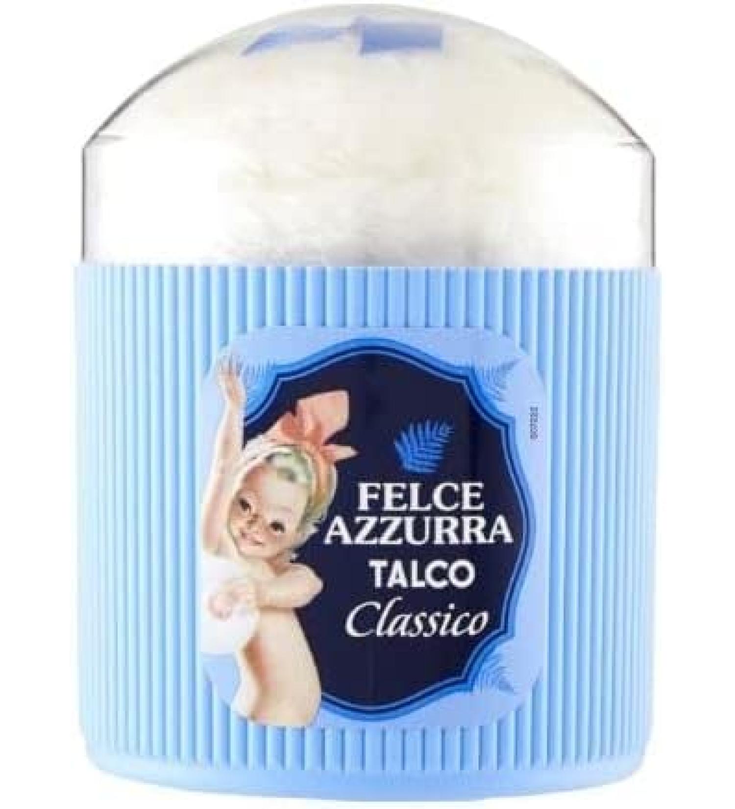 Blue Fern Paglieri Felce Azzurra Classic Talc with Duvet Body Powder Classic Talc met spons 250 g + Italiaanse gourmet pulp 400 g - Buy Online on GoSupps.com