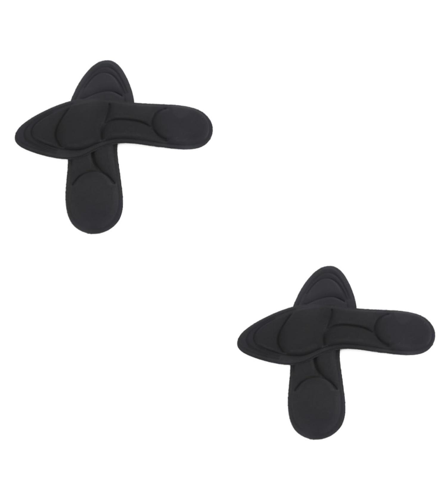Beaupretty 2pcs Absorption Pad Women Insoles for Shoes Orthotic Insoles Shoe Insoles Arch Support Shoe Insert High Arch Support Insoles Plantar Insoles Shoe Mat Miss Sponge Sports Blackx2pcs mediumx2pcs - Buy Online on GoSupps.com