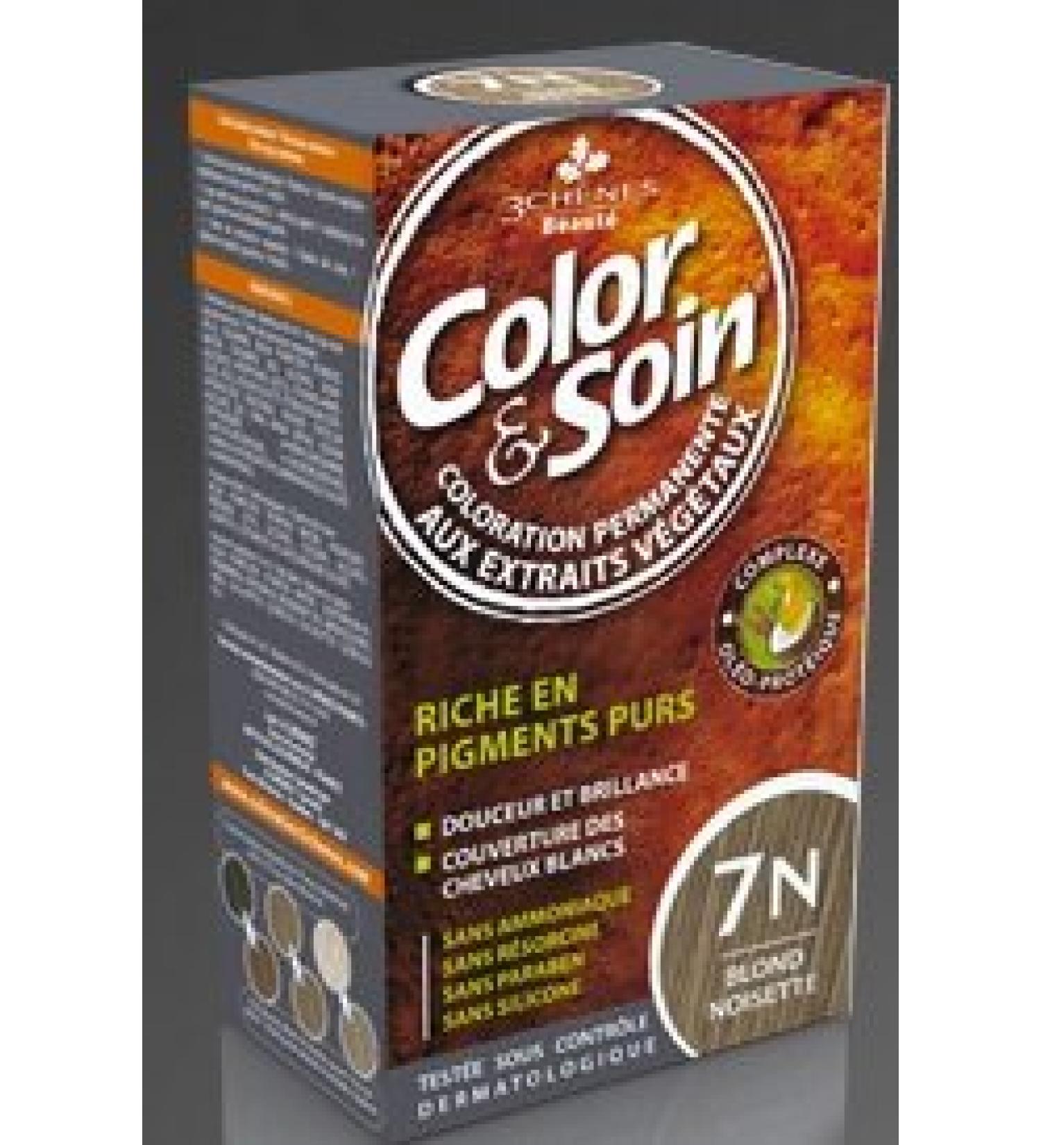  COLOR & SOIN COLOR & SOIN Hazelnut Blonde Hair Colour 7N 135 ml - Buy Online on GoSupps.com