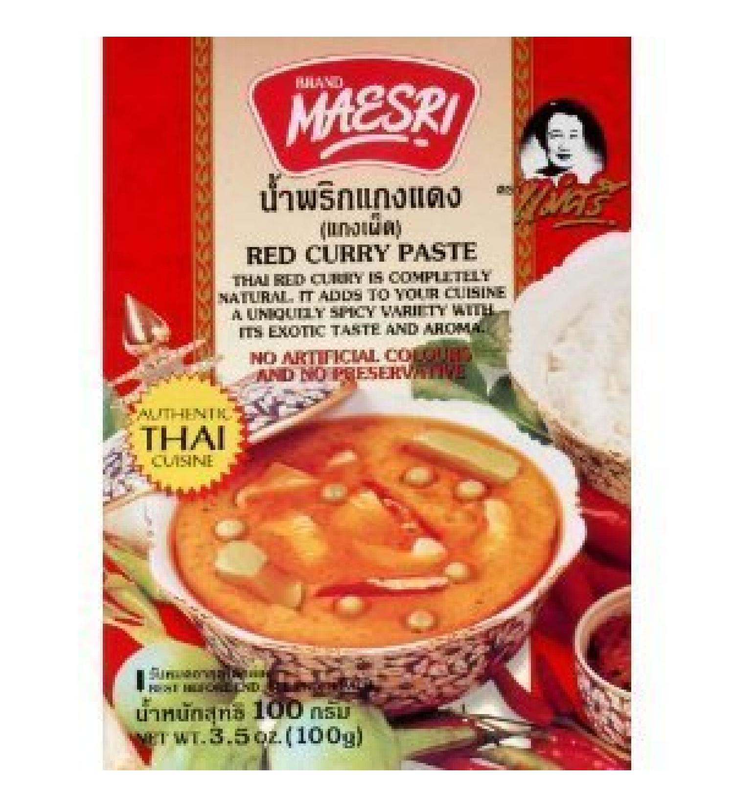 MaeSri Red Curry Paste - 100g