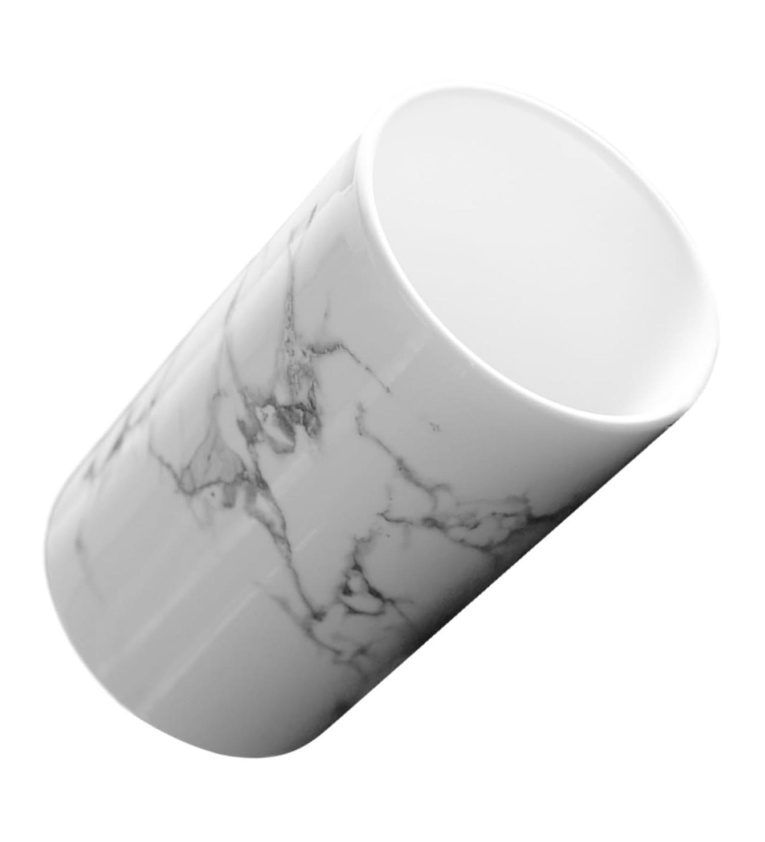 Iwowhero Mouthwear Cups - Marble Ceramic Travel Toothbrush Holder & Water Mug for Tooth Cleaning Devices - Buy Online on GoSupps.com