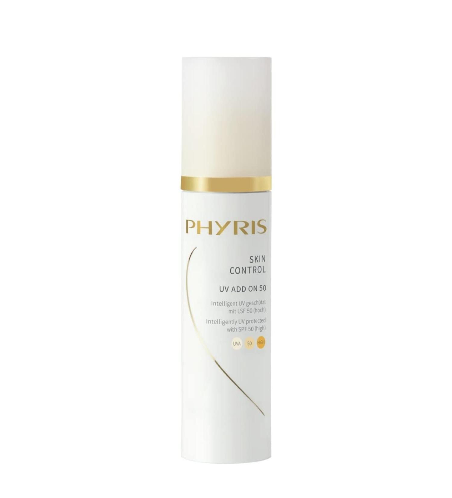 Dr. Grandel PHYRIS Skin Control UV ADD ON 50 *** Sun protection for the face *** Intelligently protected with SPF 50