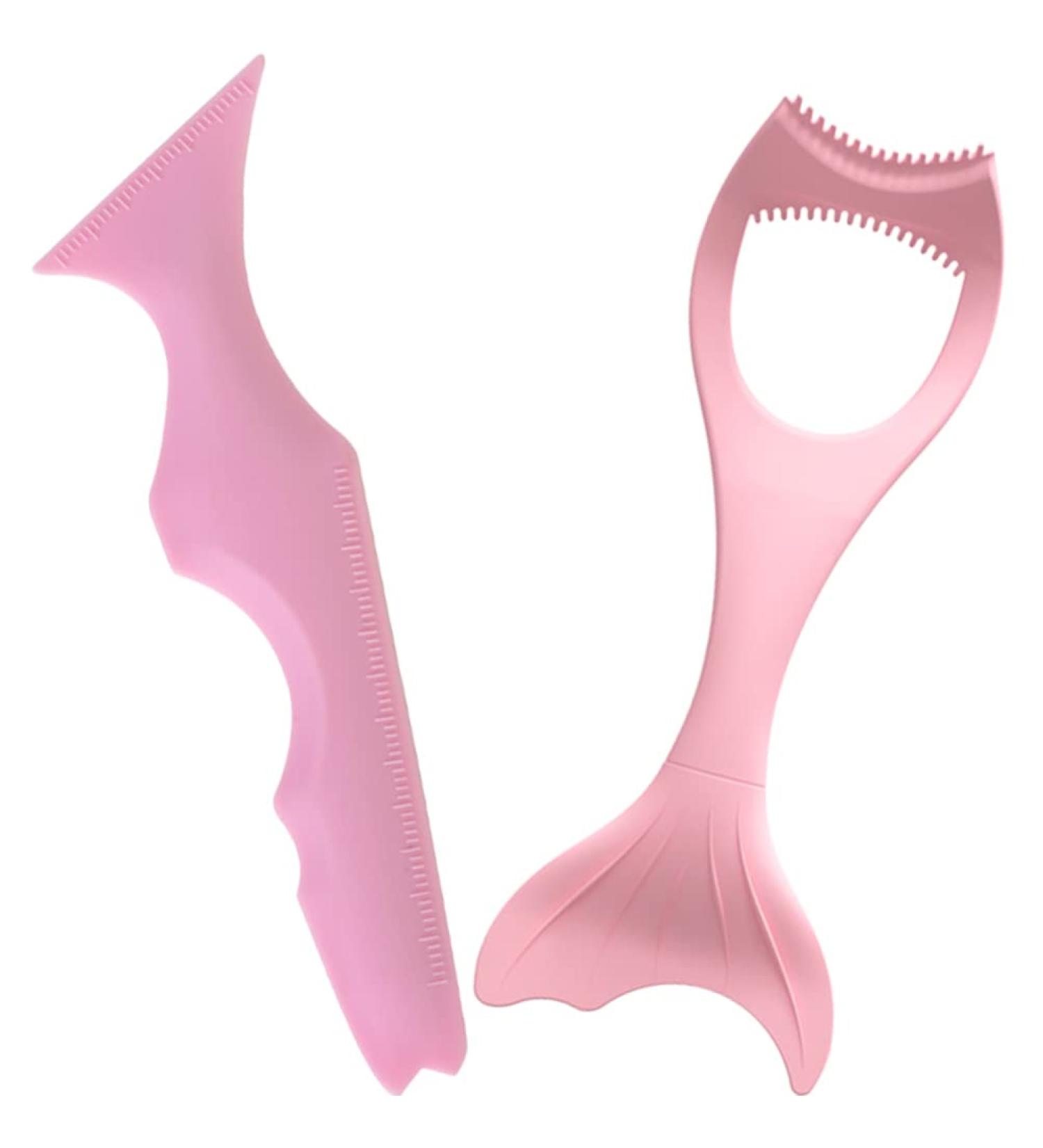 KALLORY 2pcs Eyeliner Silicone Molds Lash Kit False Eyelash Applicator Makeup Supplies Auxiliary Third Gear - Buy Online on GoSupps.com