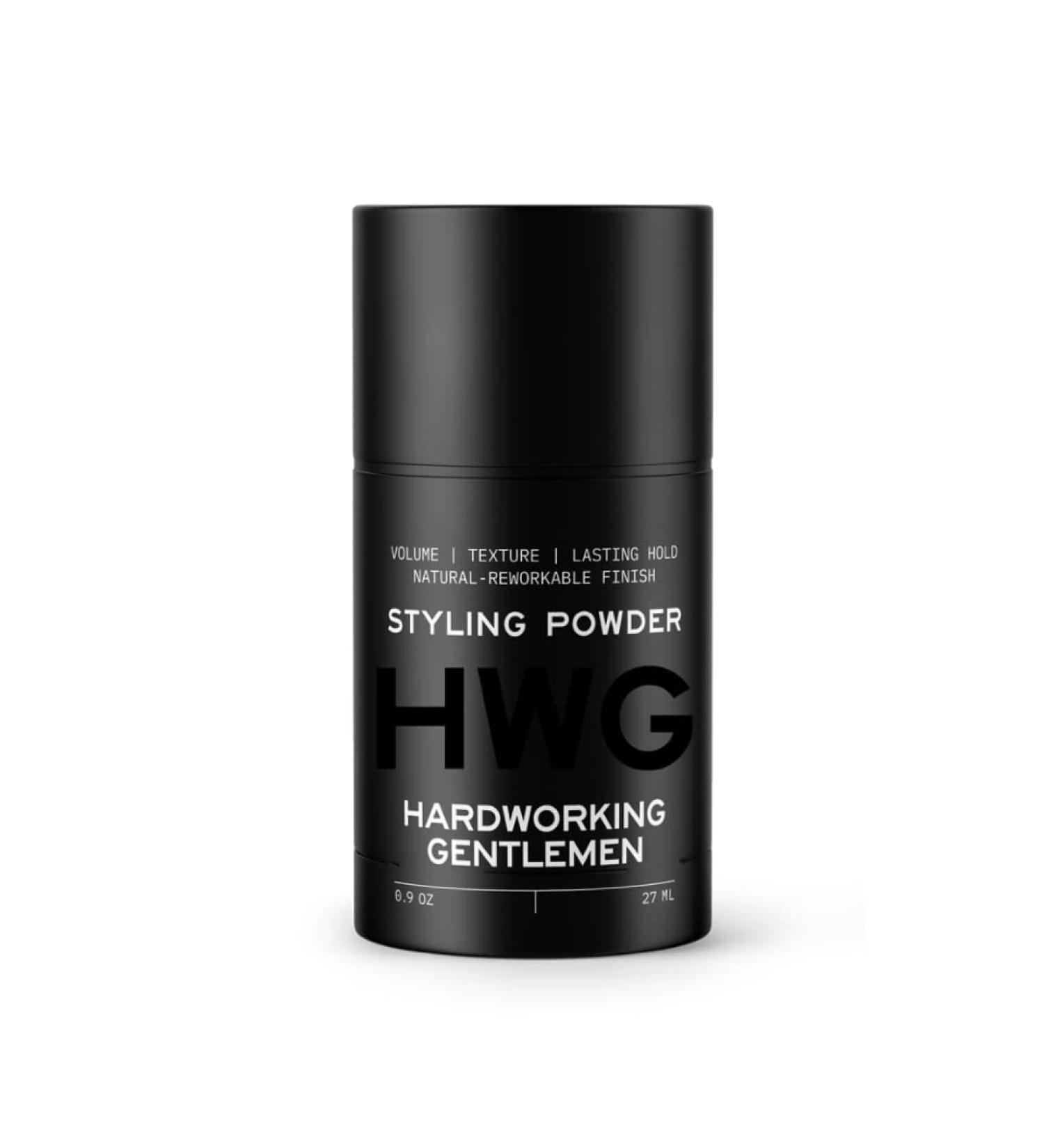 Hardworking Gentlemen - Hair Styling Powder for Men - Provides Volume and Texture - High Hold  Paraben and Cruelty Free - 0.9oz.