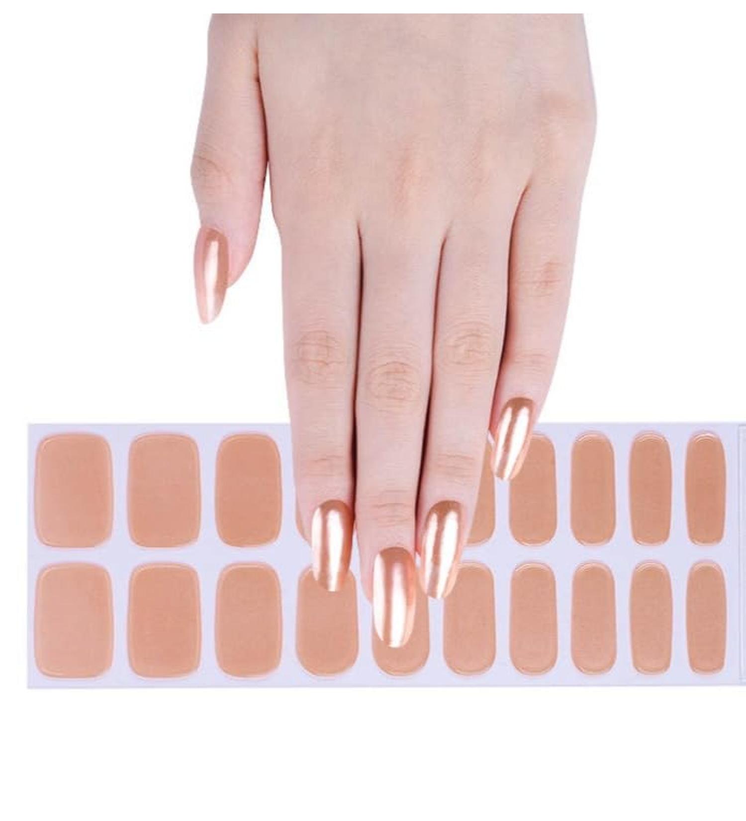 Zaubern gel4Home - Orange Glaze UV Wraps & Gel Nail Wraps for Perfect Manicures | International Shipping Available - Buy Online on GoSupps.com