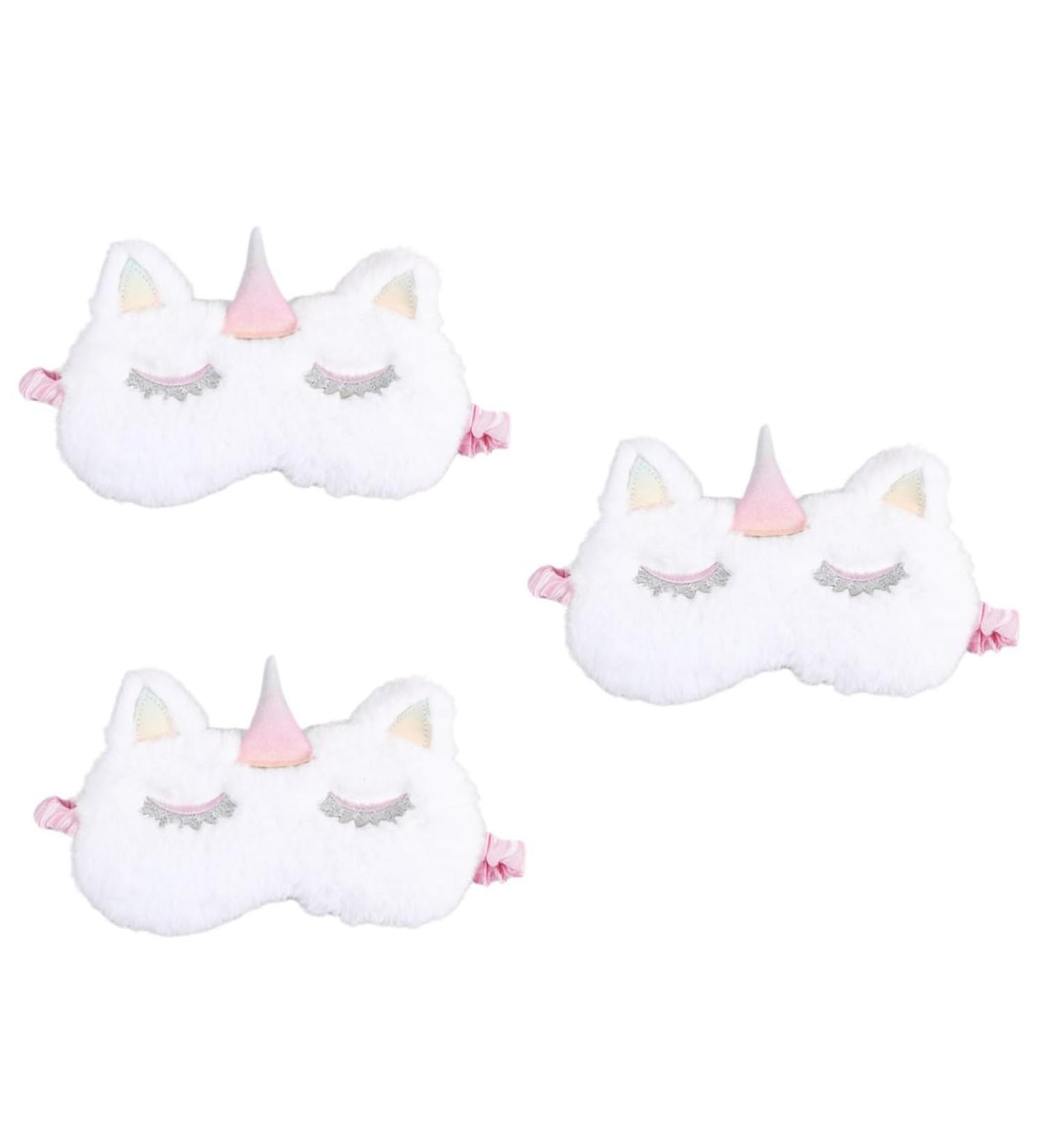 Buy Mobestech 3pcs Kids Sleeping Masks | Cute Cartoon Eye Masks | Breathable Cooling Night Blindfolds for Children - Buy Online on GoSupps.com