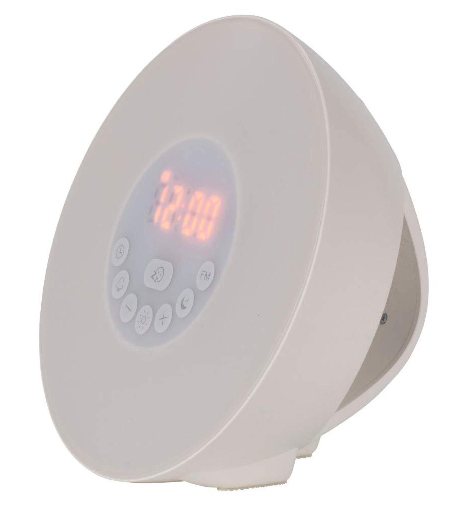 Buy TFA Dostmann Daylight Alarm Wake Up Light - Sunrise Alarm Clock with FM Radio & 6 Tones | International Shipping Available - Buy Online on GoSupps.com